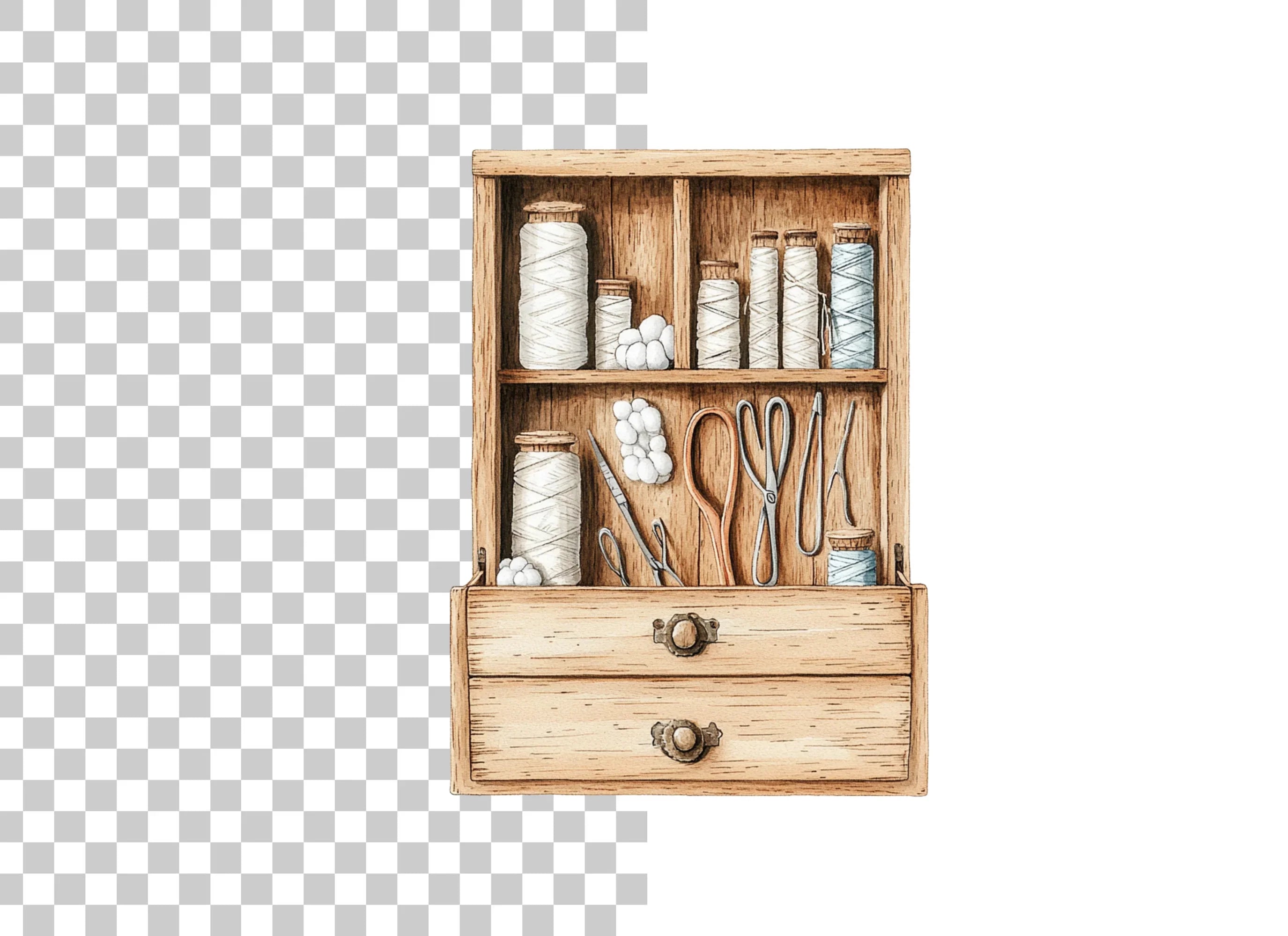 Vintage Sewing Clipart Bundle