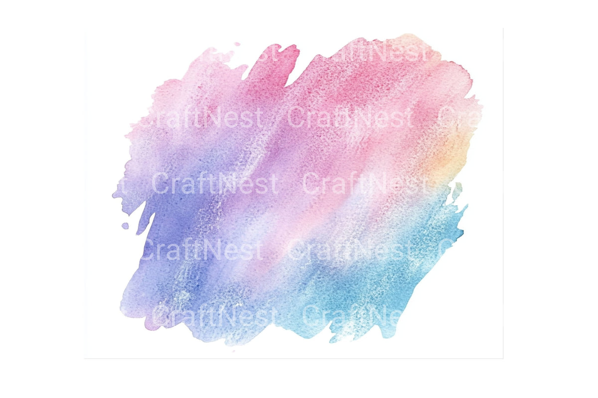 Pink Stone Splashes Clipart Bundle