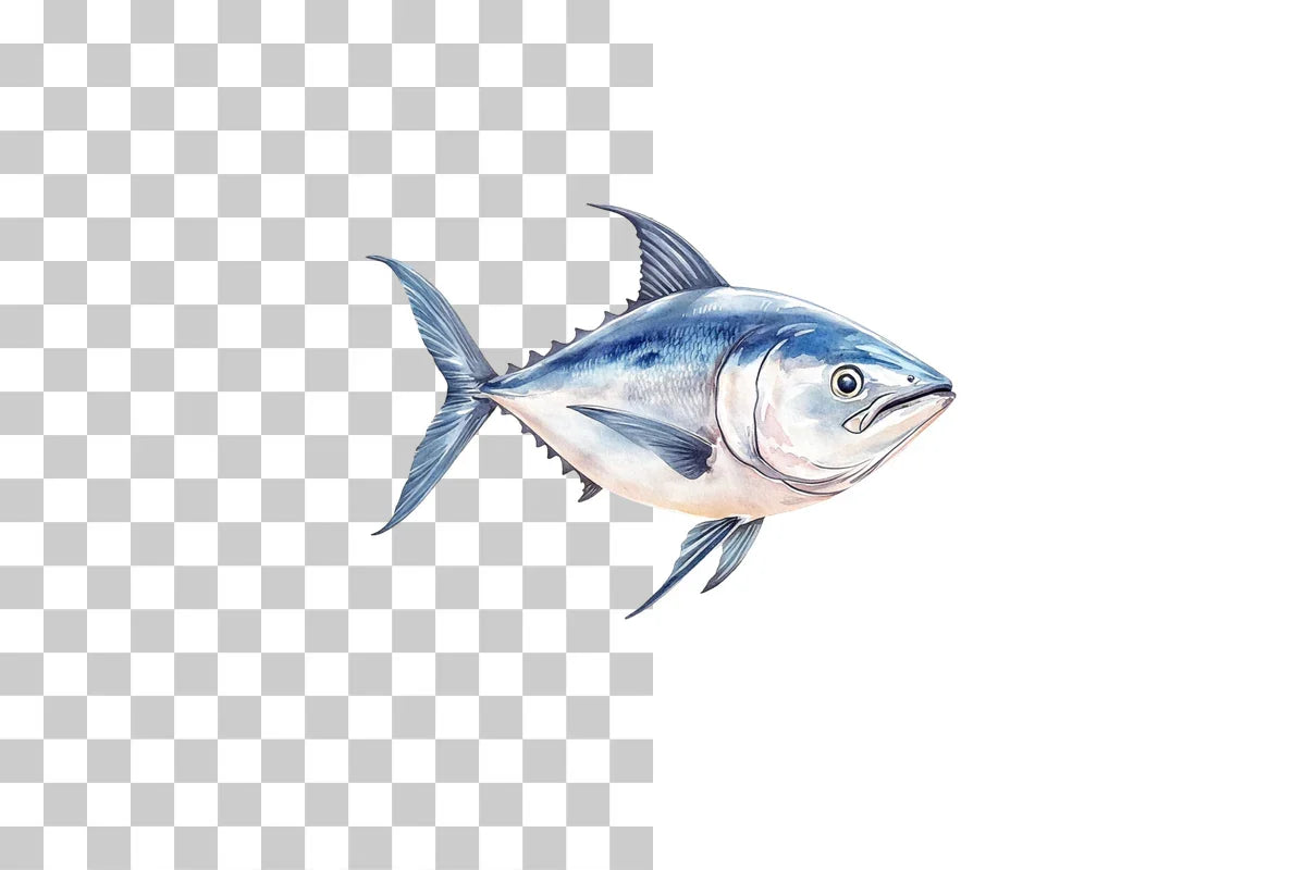 Tuna Fish Marine Life Clipart Bundle - CraftNest - Digital Crafting and Art