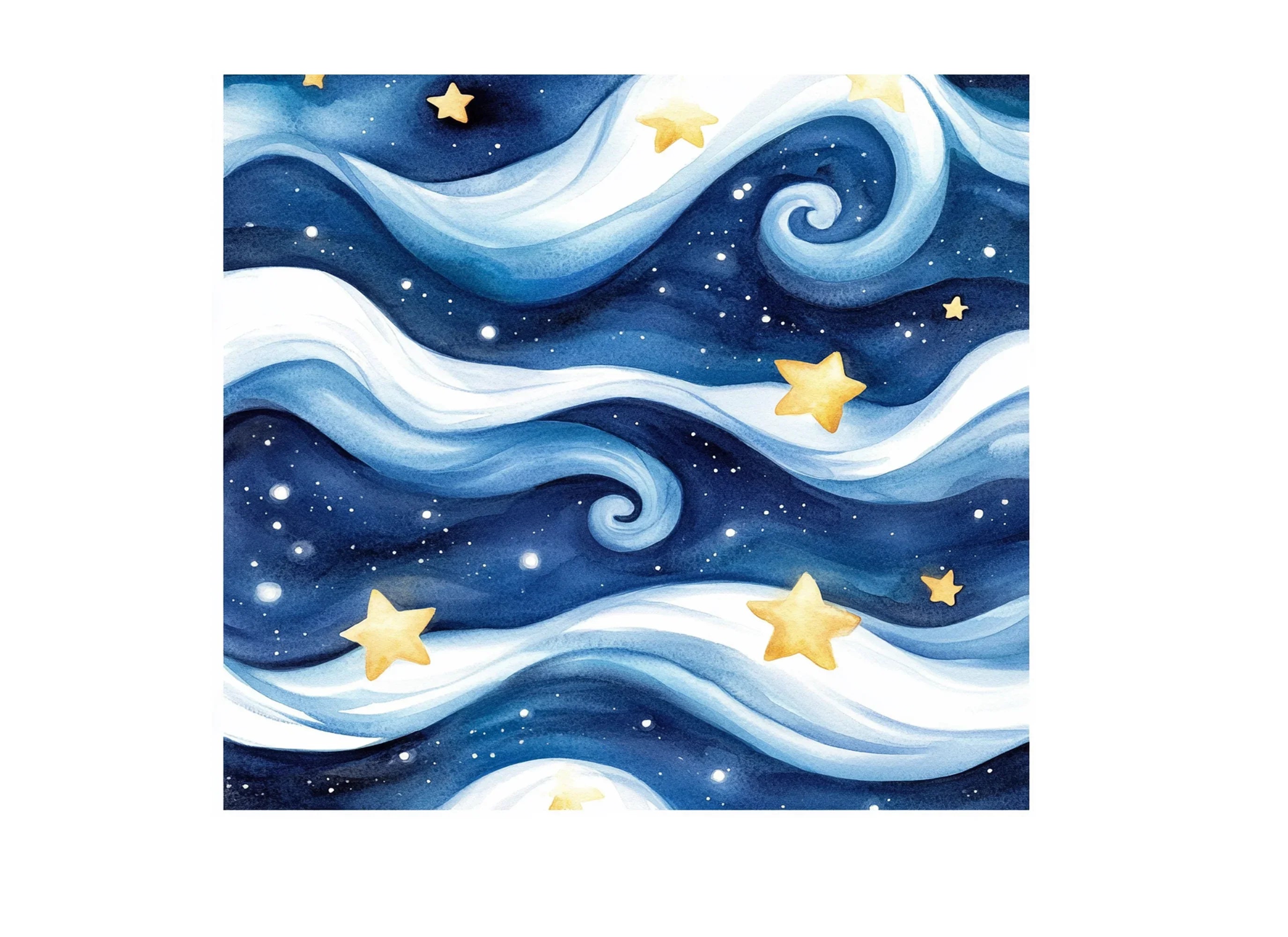Night Sky Stars Clipart Bundle