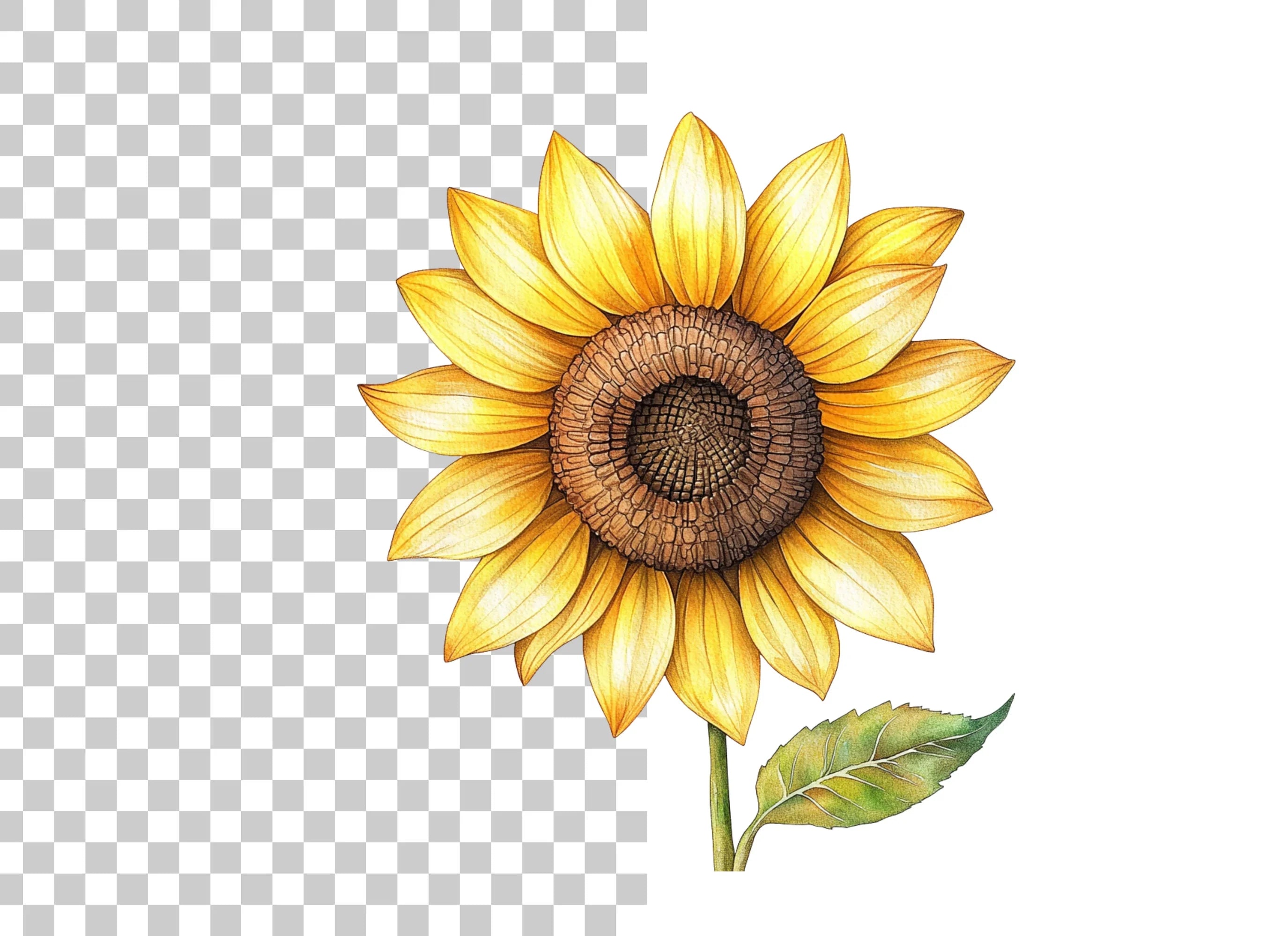 Sunflower Clipart Bundle