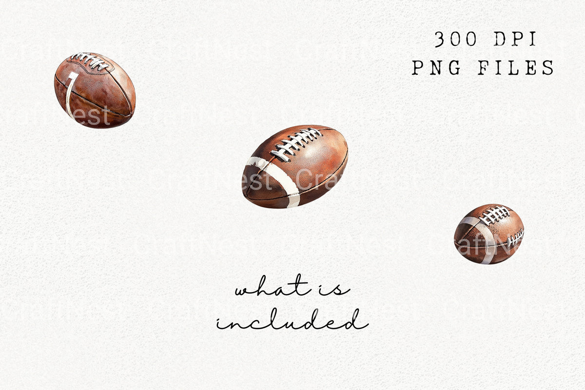American Football Clipart Bundle