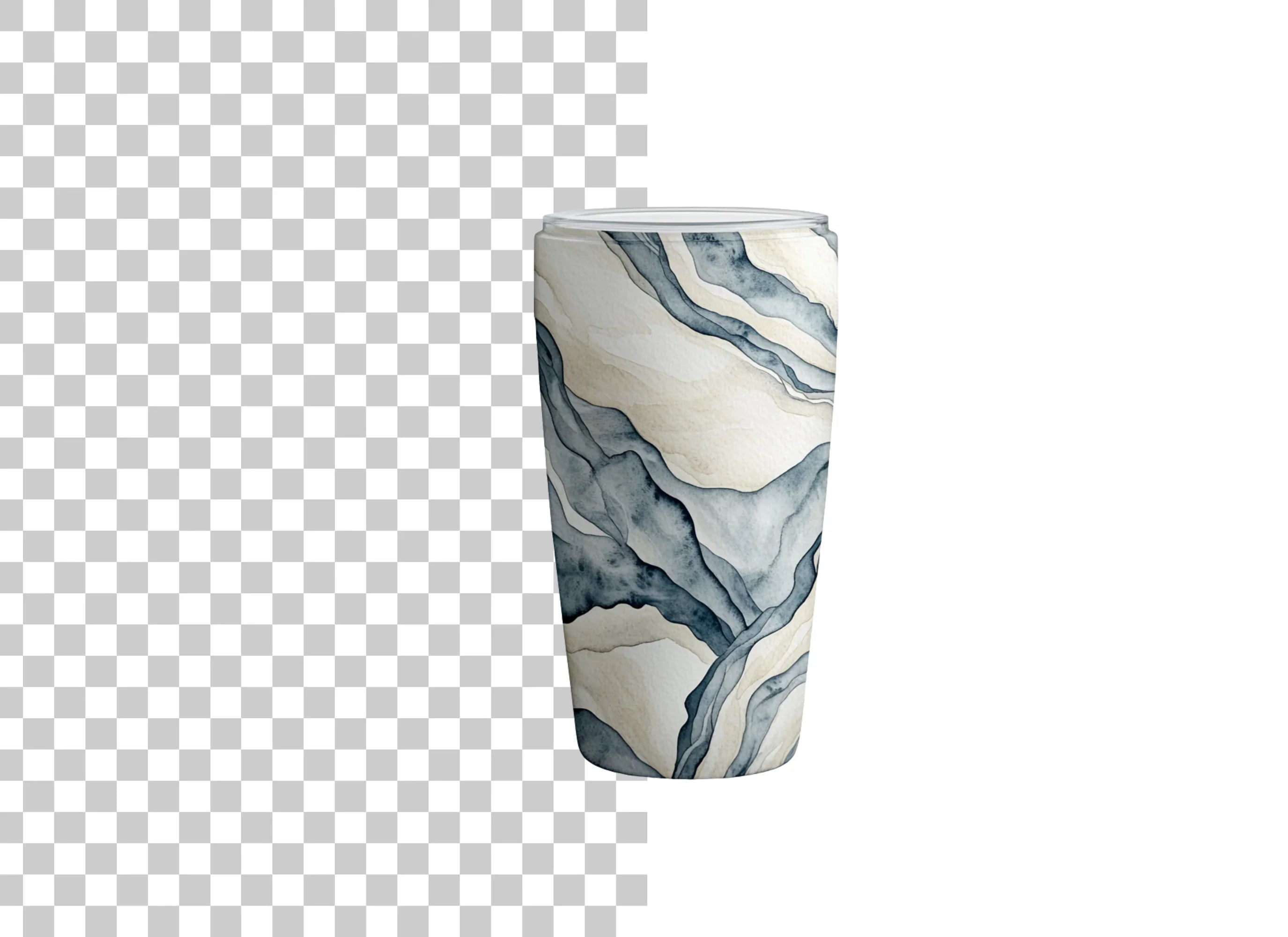 Elegant Marble Tumbler Clipart Bundle