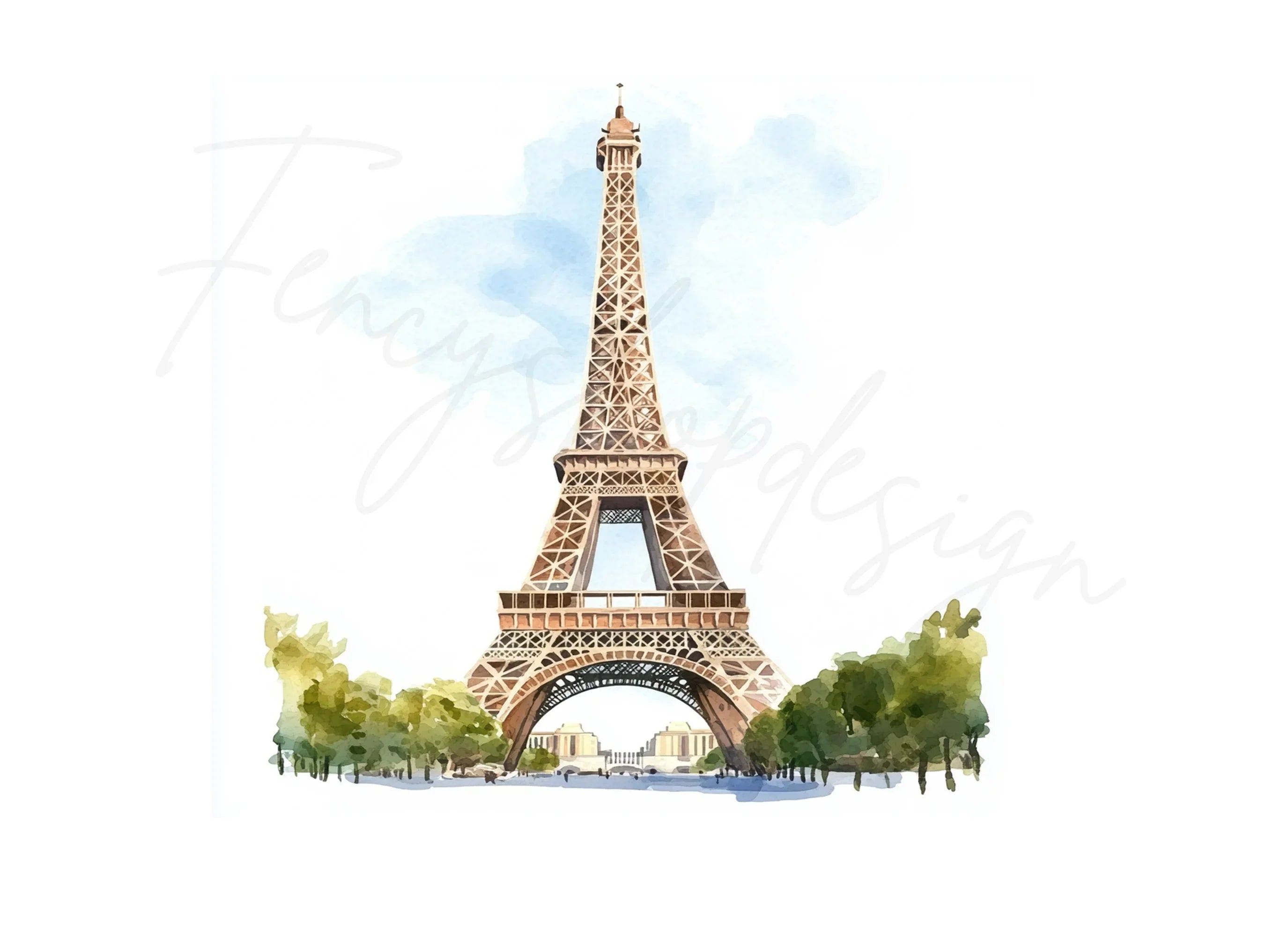 Eiffel Tower Clipart Bundle