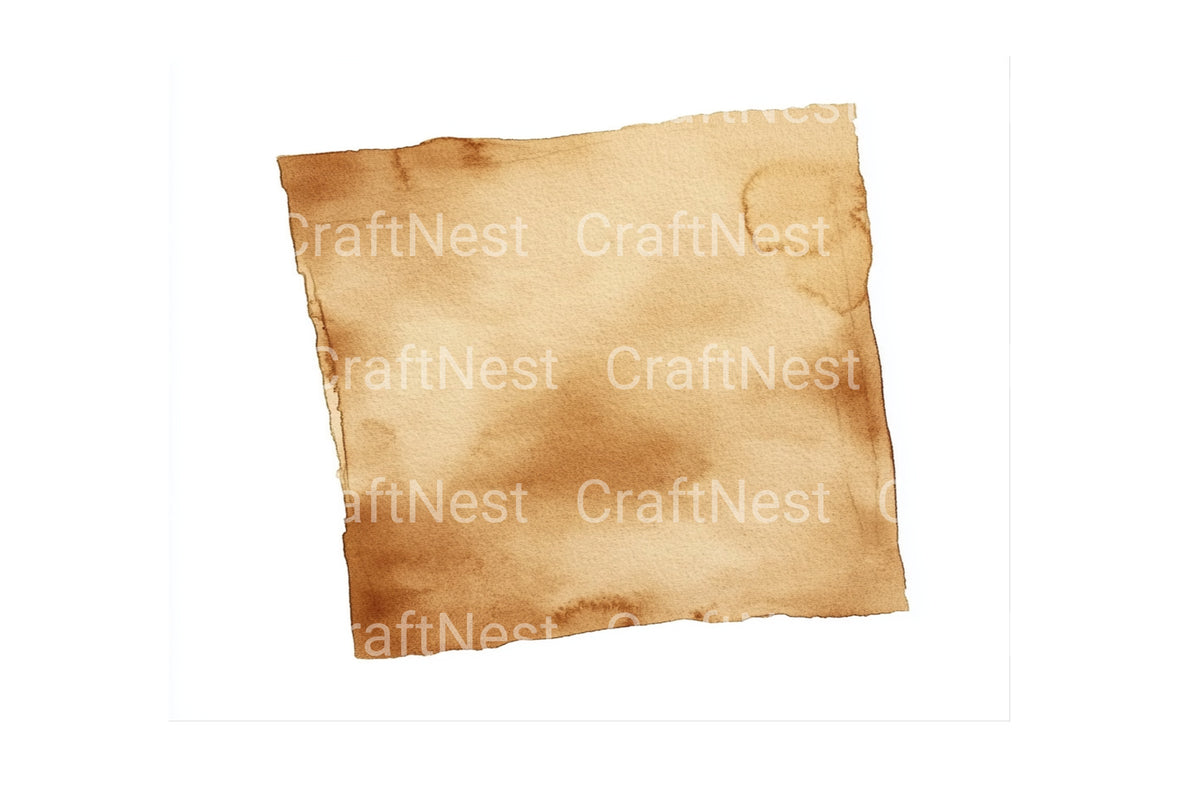 Aged Brown Texture Elements Clipart Bundle