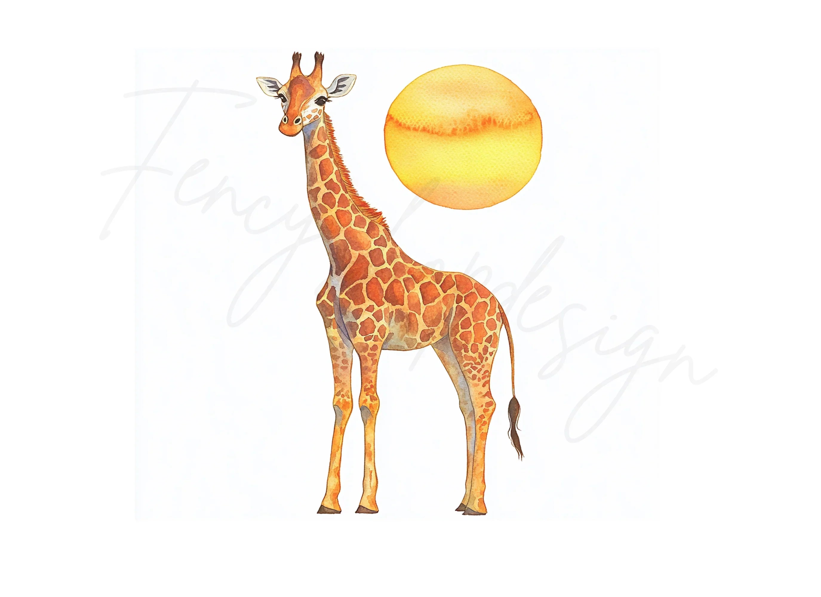 Giraffe Clipart Bundle