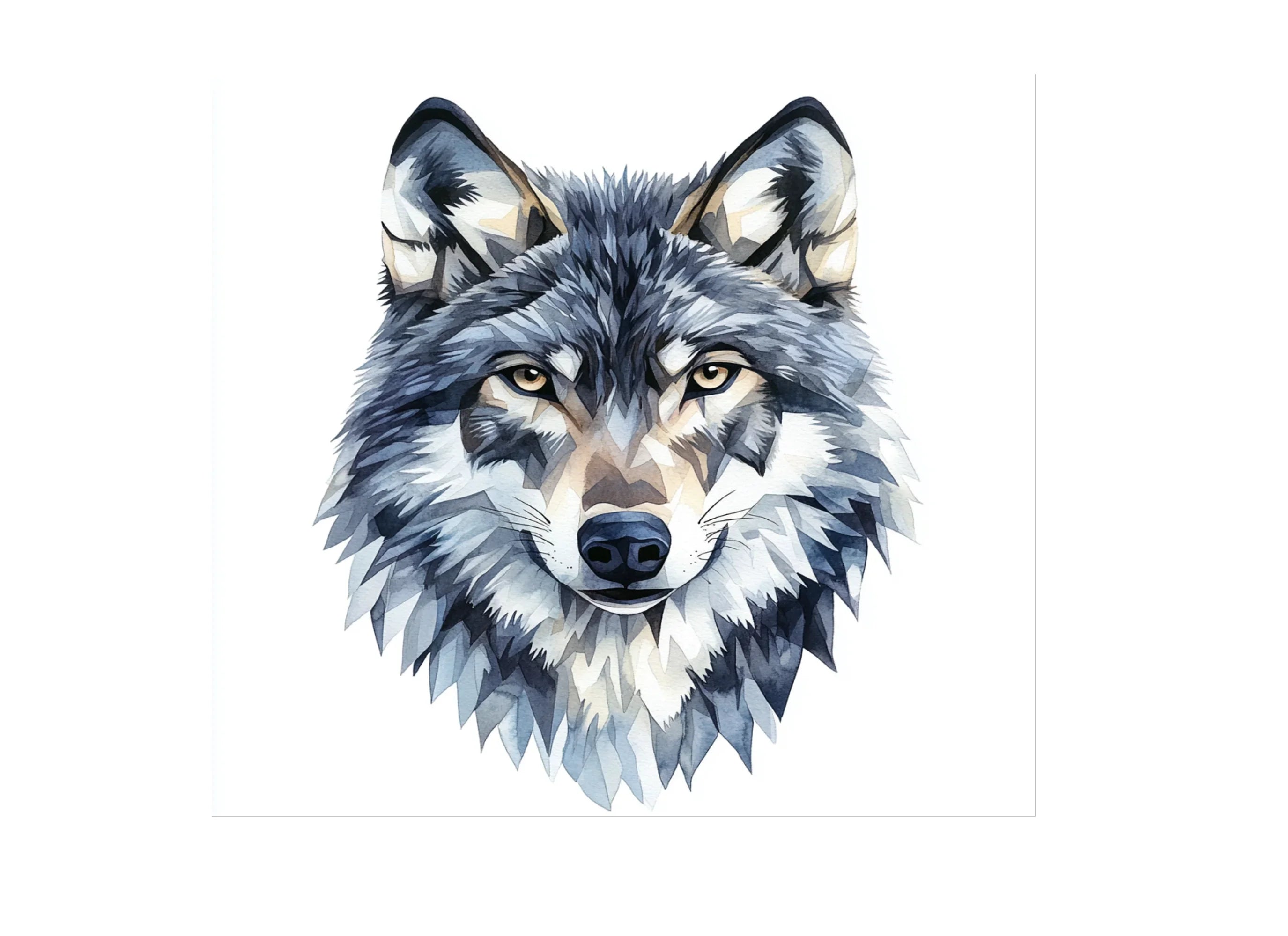 Wolf Head Clipart Bundle