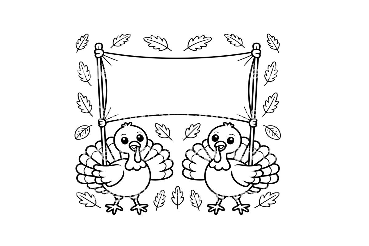 Thanksgiving Turkey Coloring Books