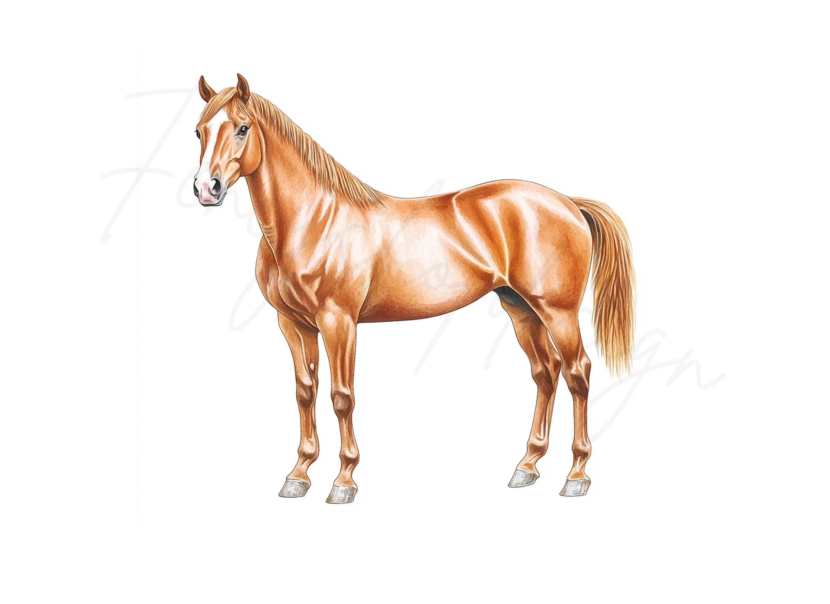 Majestic Horse Breeds Clipart Bundle