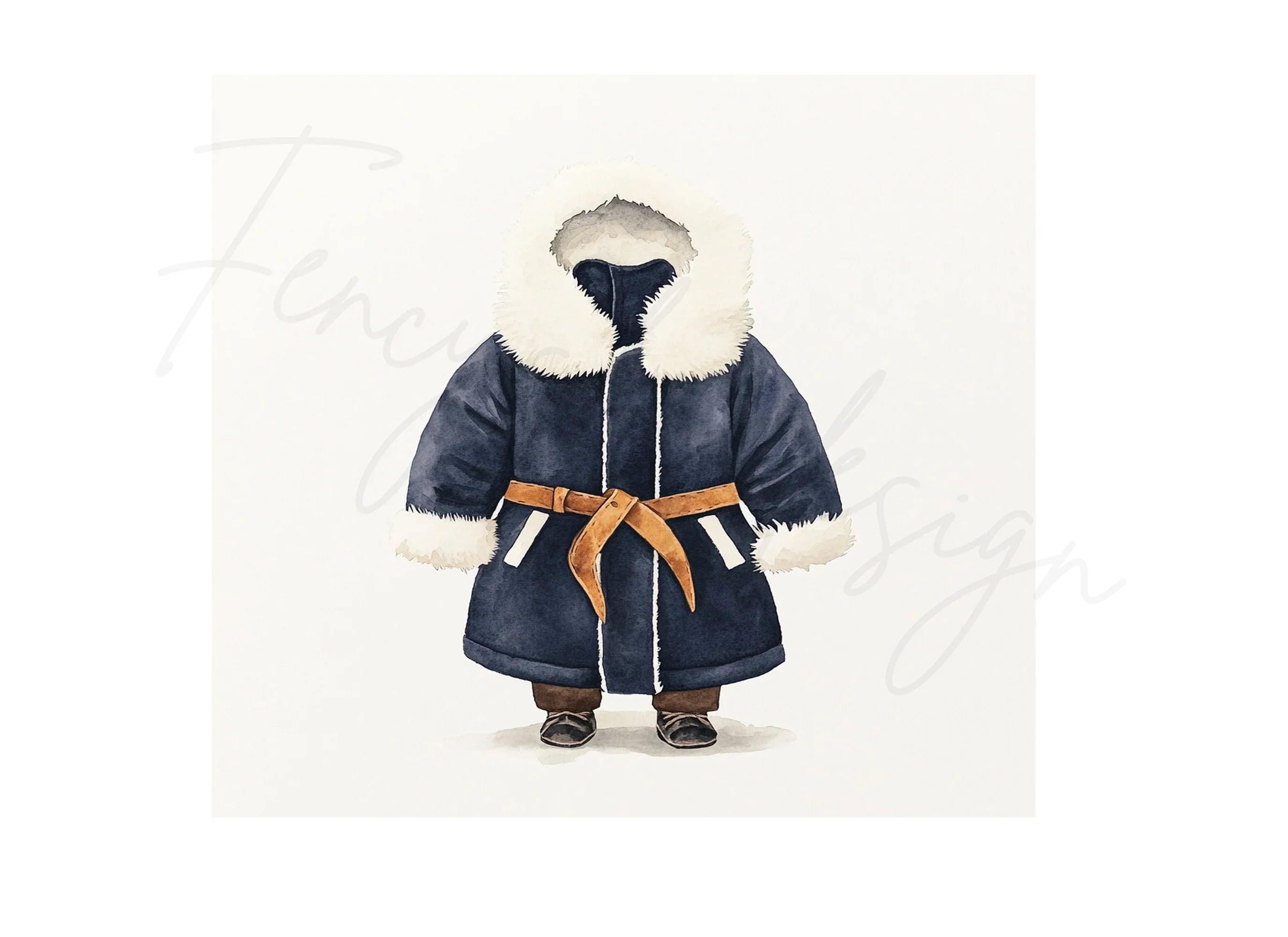 Winter Coat Clipart Bundle
