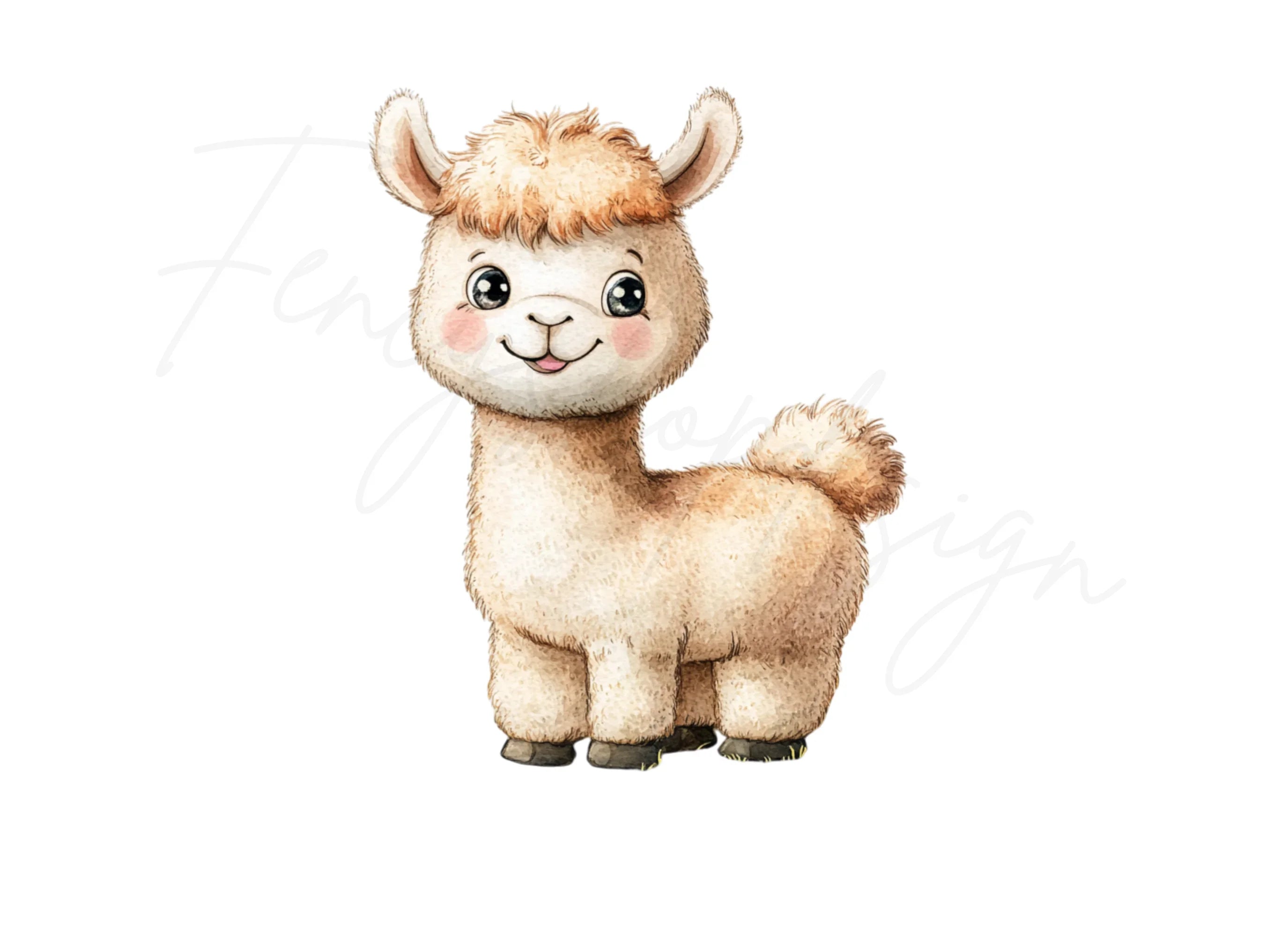 Cute Llama Clipart Bundle