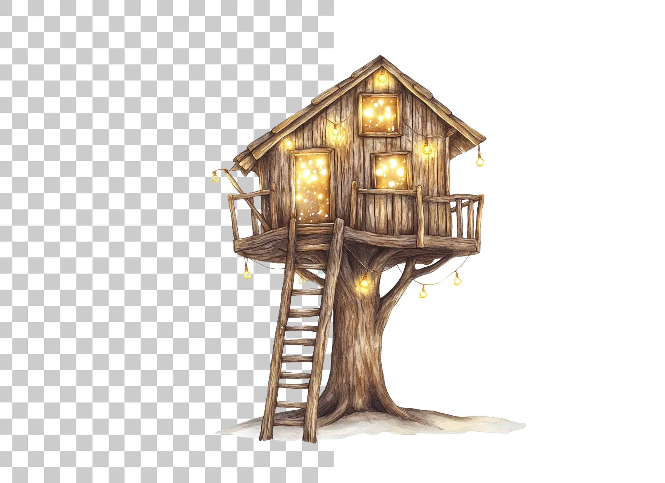 Enchanted Treehouse Clipart Bundle