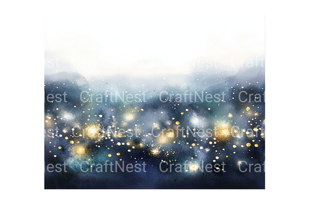 Magical Forest Lights Bokeh Clipart Bundle