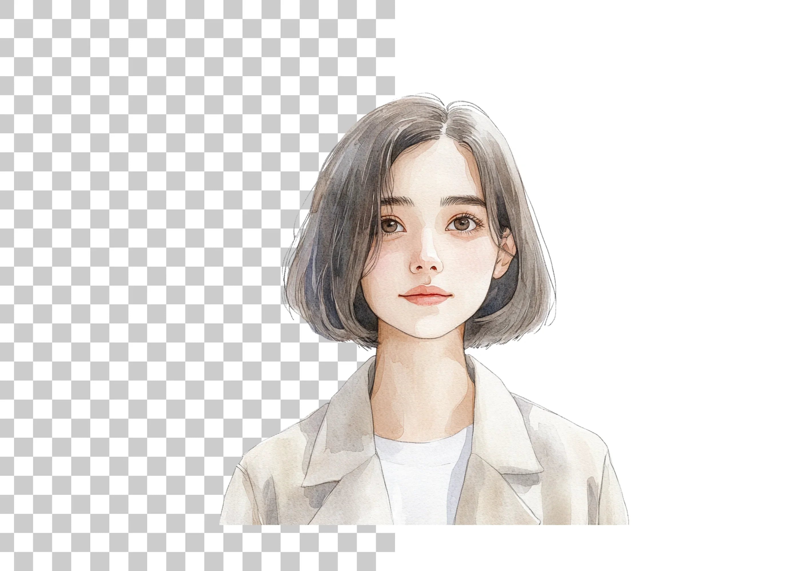 Portrait of Woman Clipart Bundle