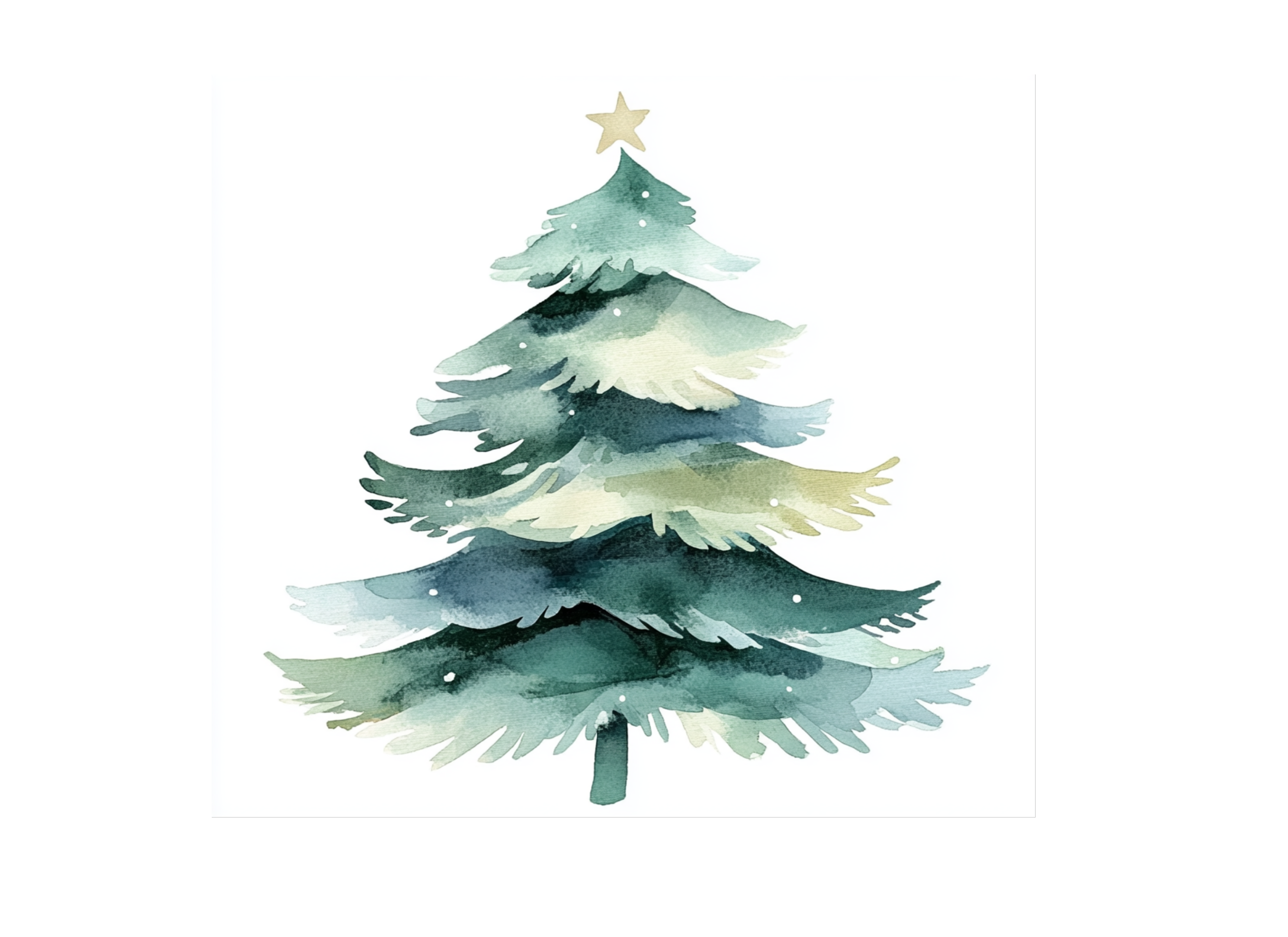 Christmas Tree Clipart Bundle