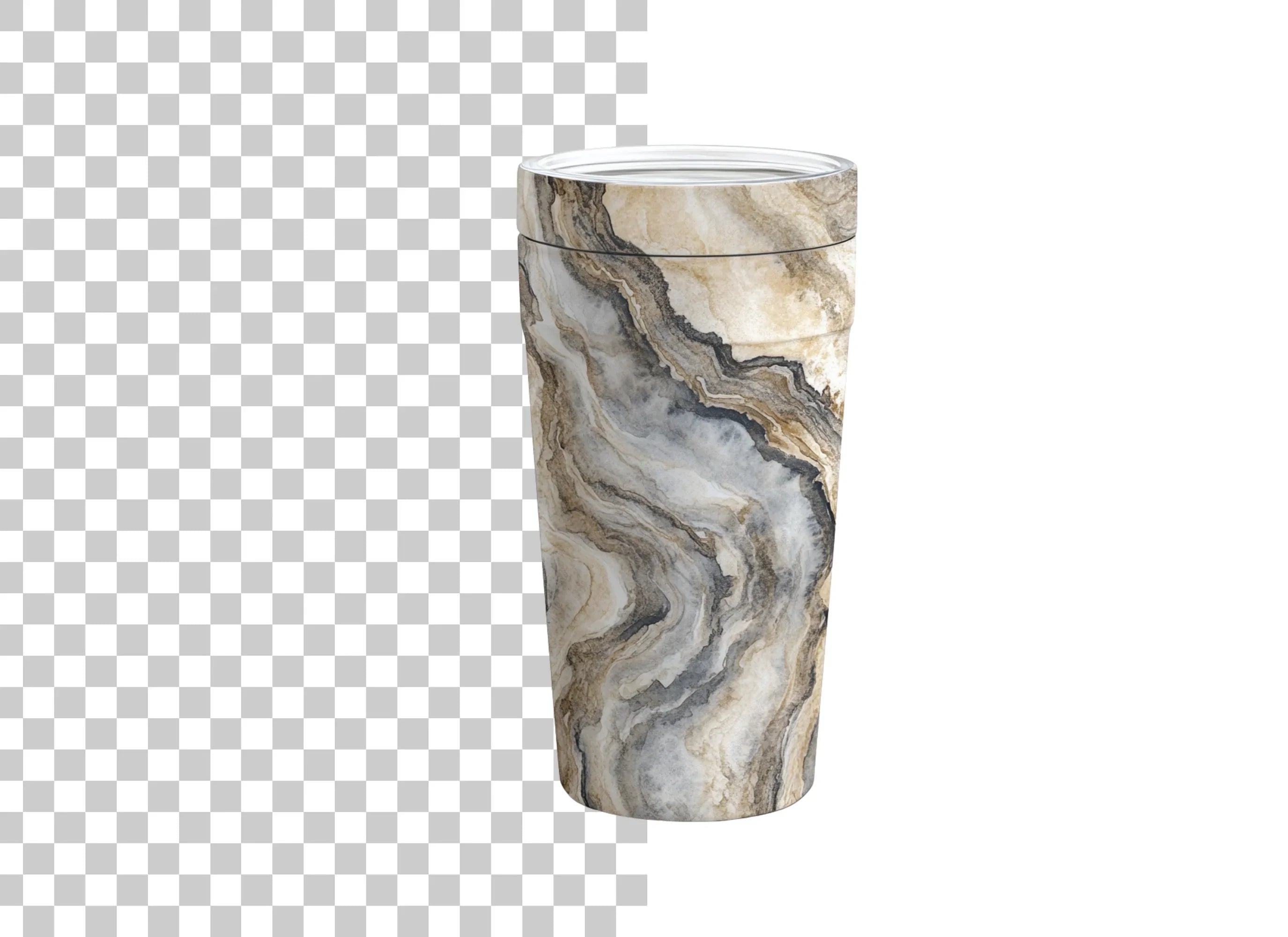 Marble Tumbler Clipart Bundle