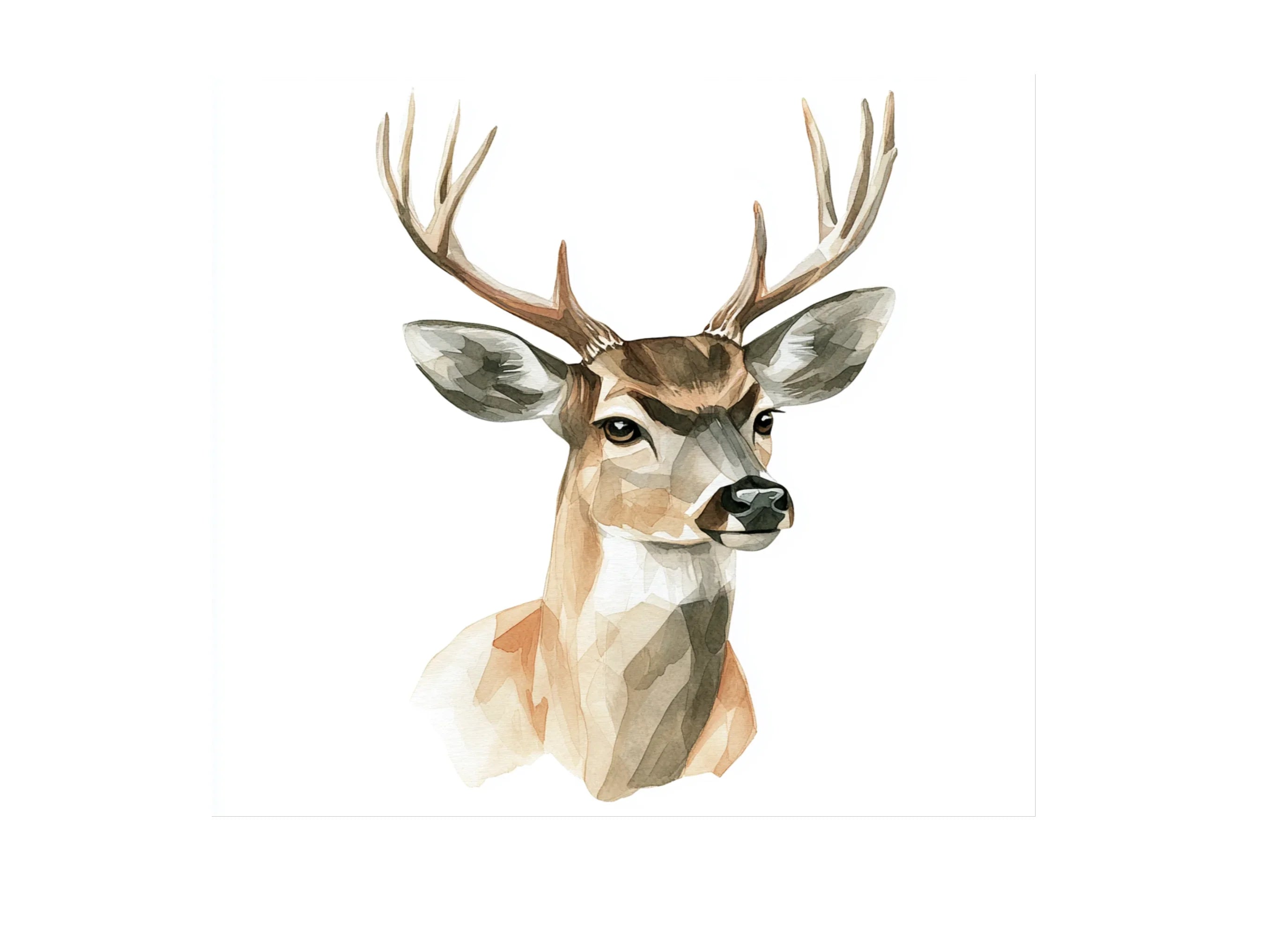 Deer Head Clipart Bundle