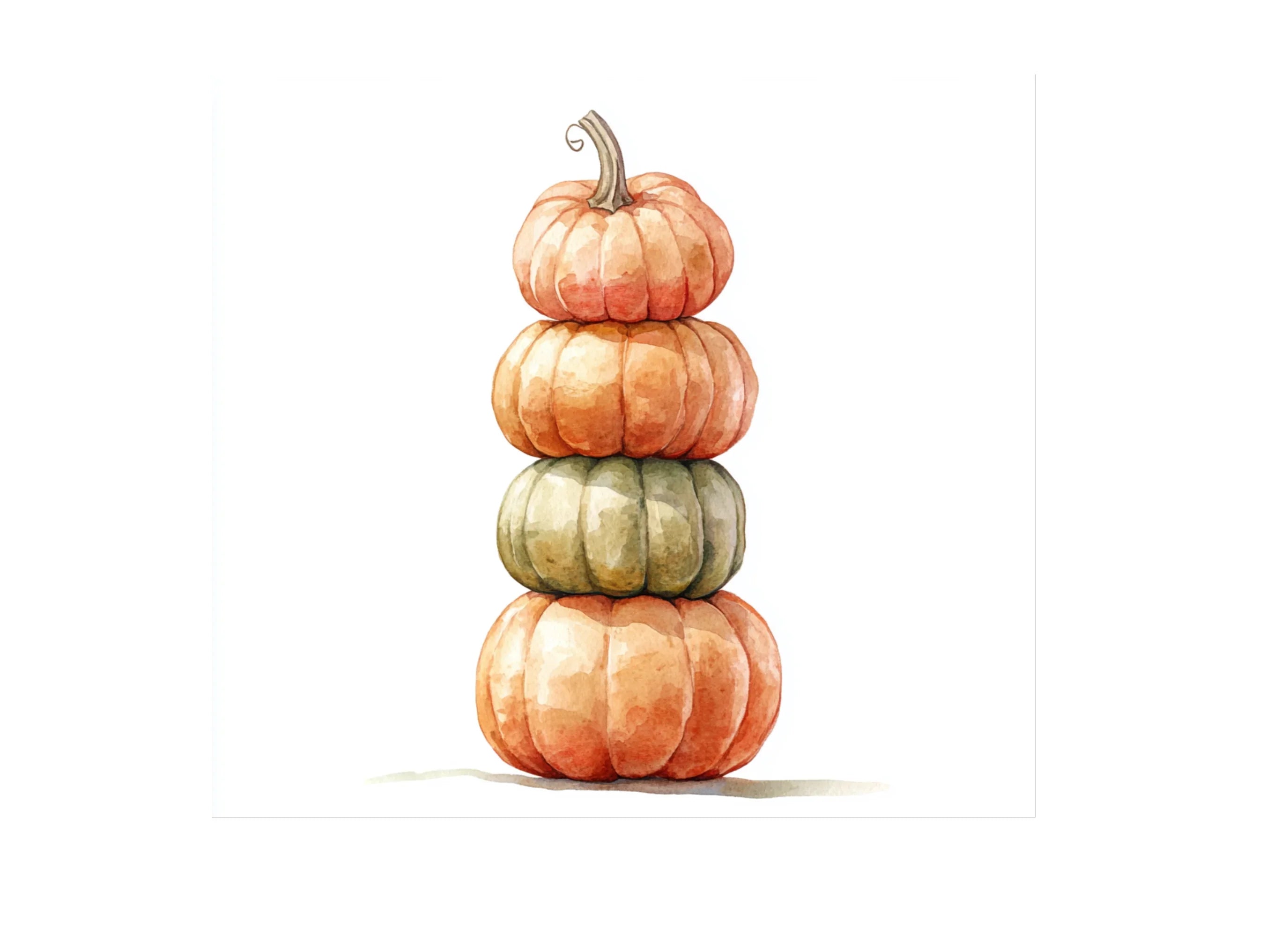 Pumpkin Stacks Clipart Bundle