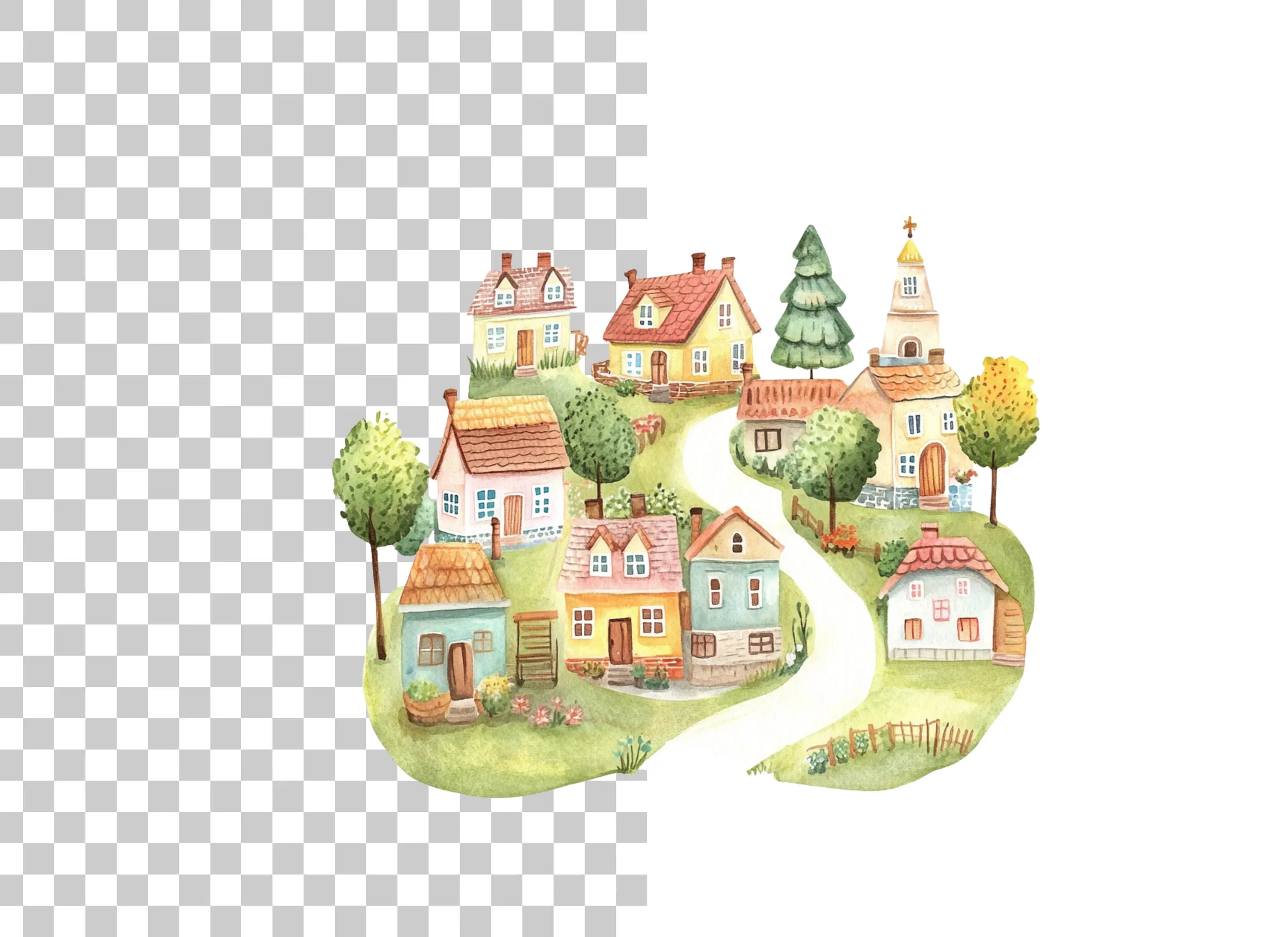 Village Clipart Bundle