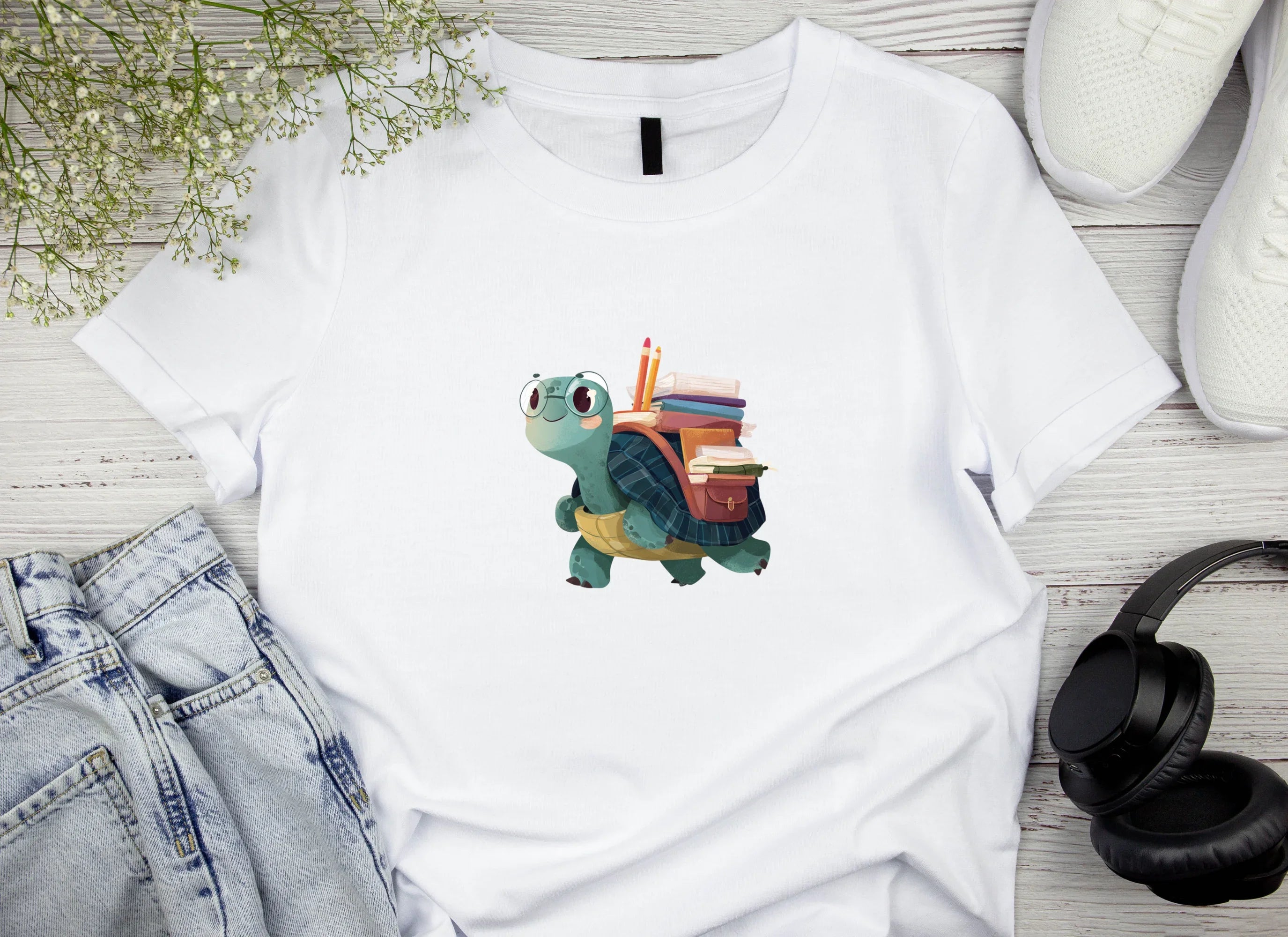 Turtle School Clipart Bundle - CraftNest - Digital Crafting and Art