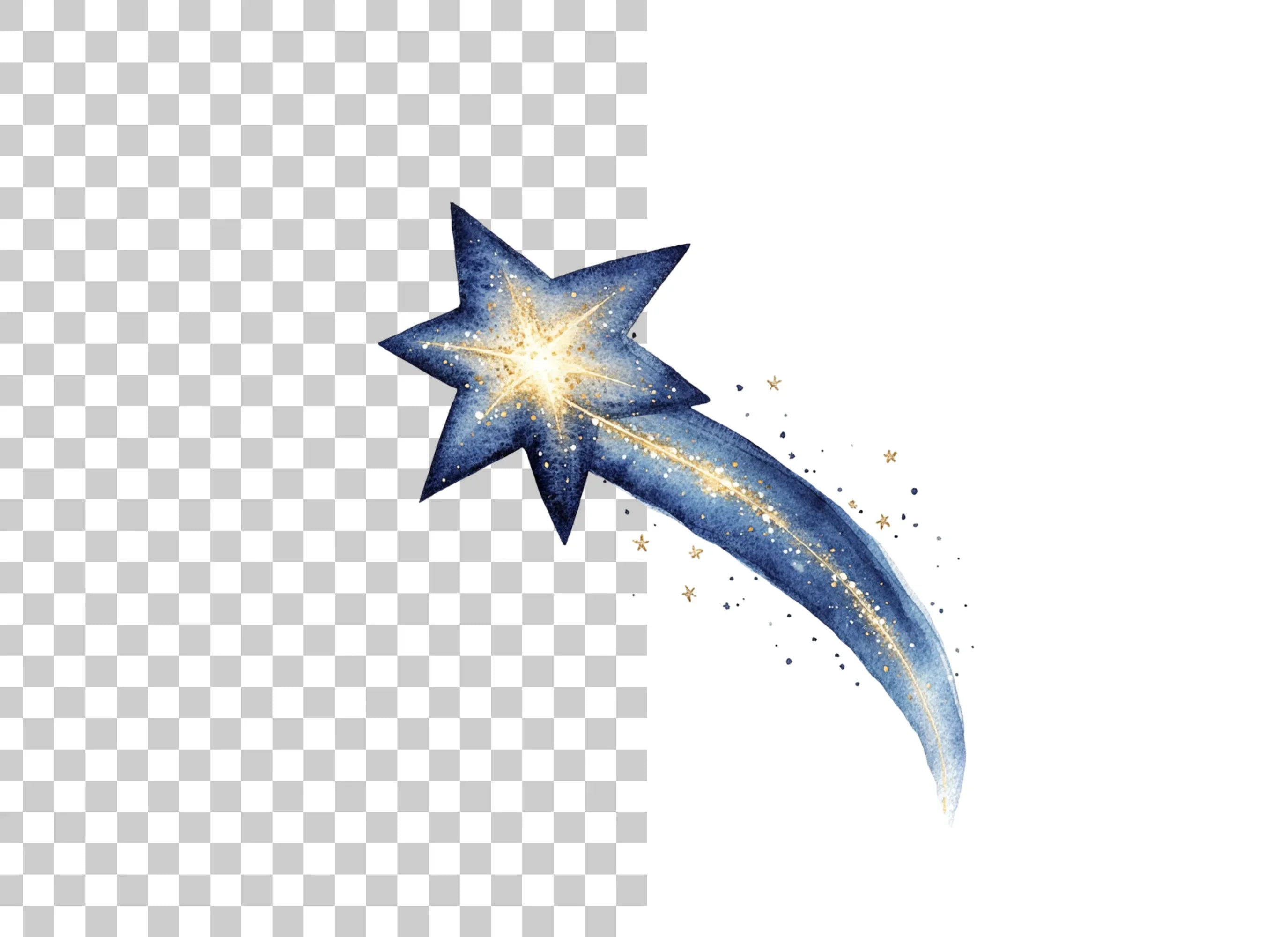 Shooting Star Clipart Bundle