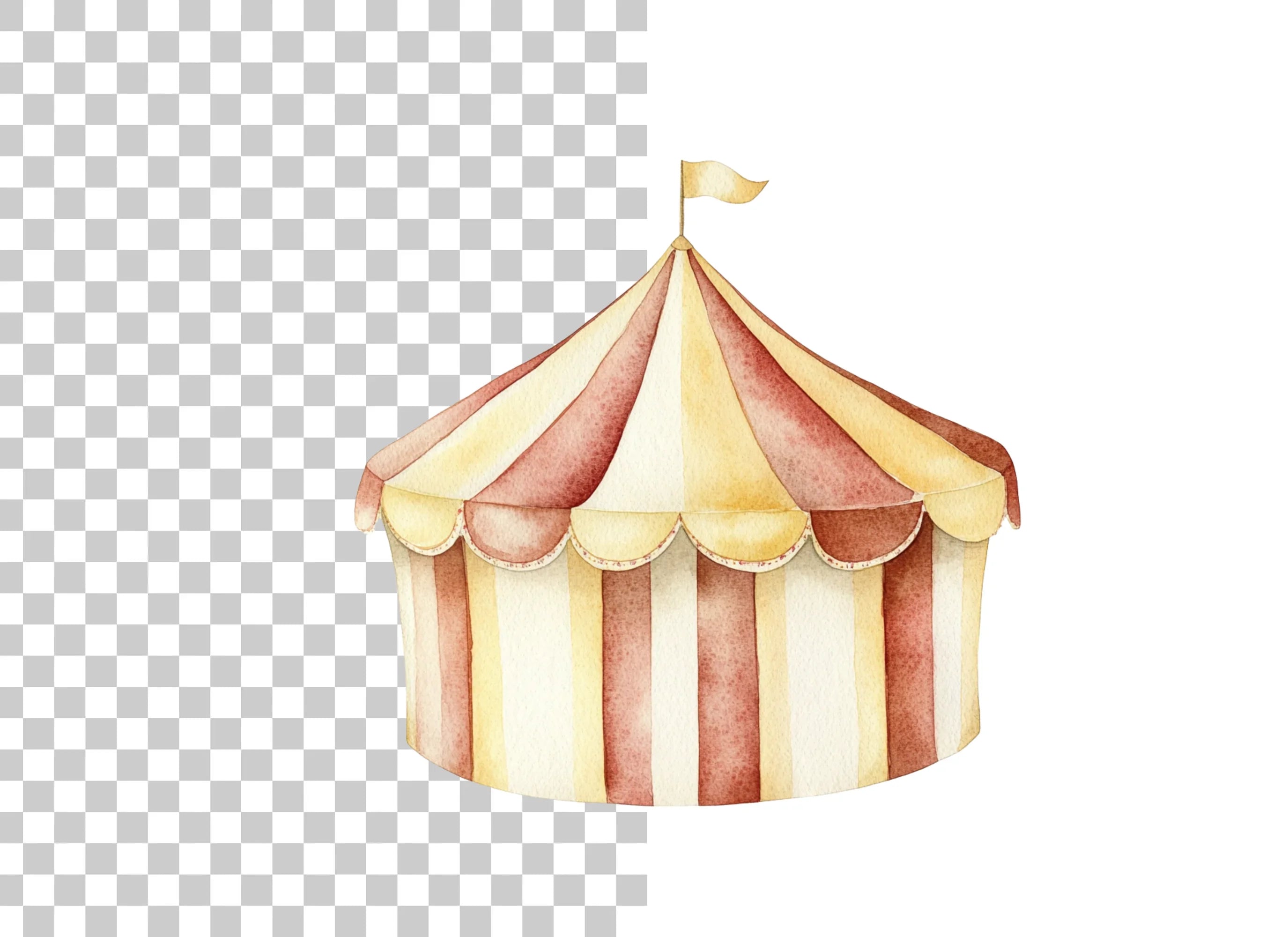 Circus Tent Clipart Bundle