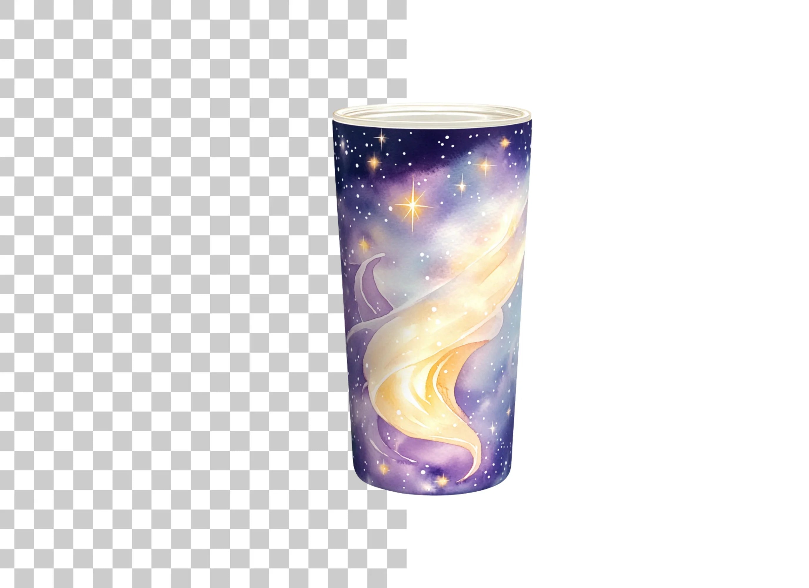 Galaxy Tumbler Clipart Bundle