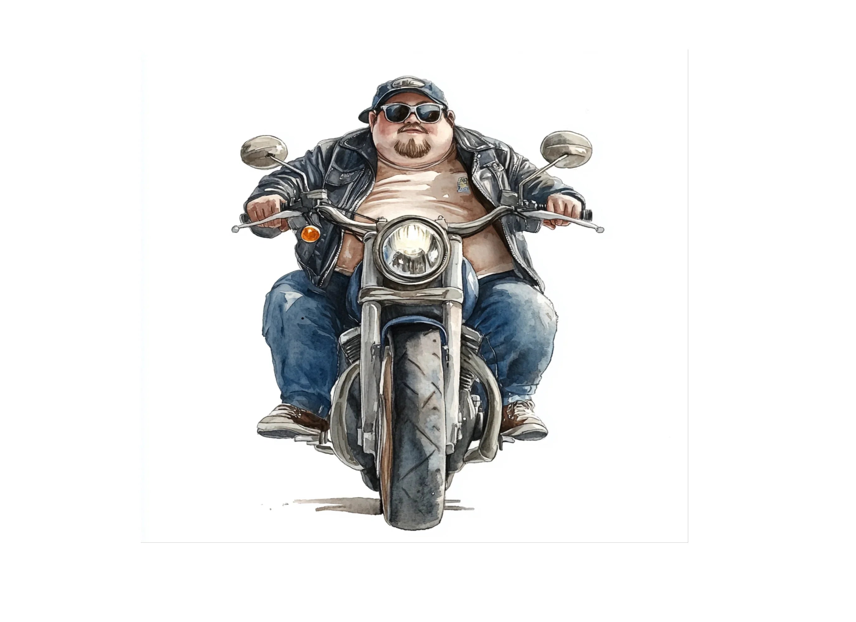 Cool Motorcycle Riders Clipart Bundle