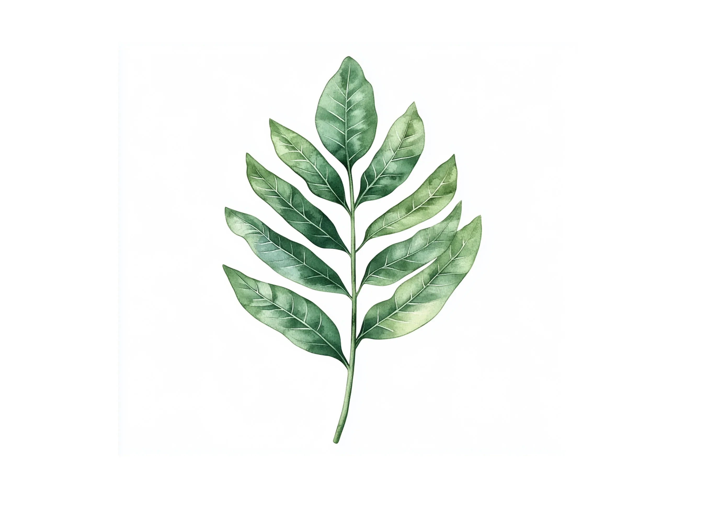 Green Leaves Clipart Bundle