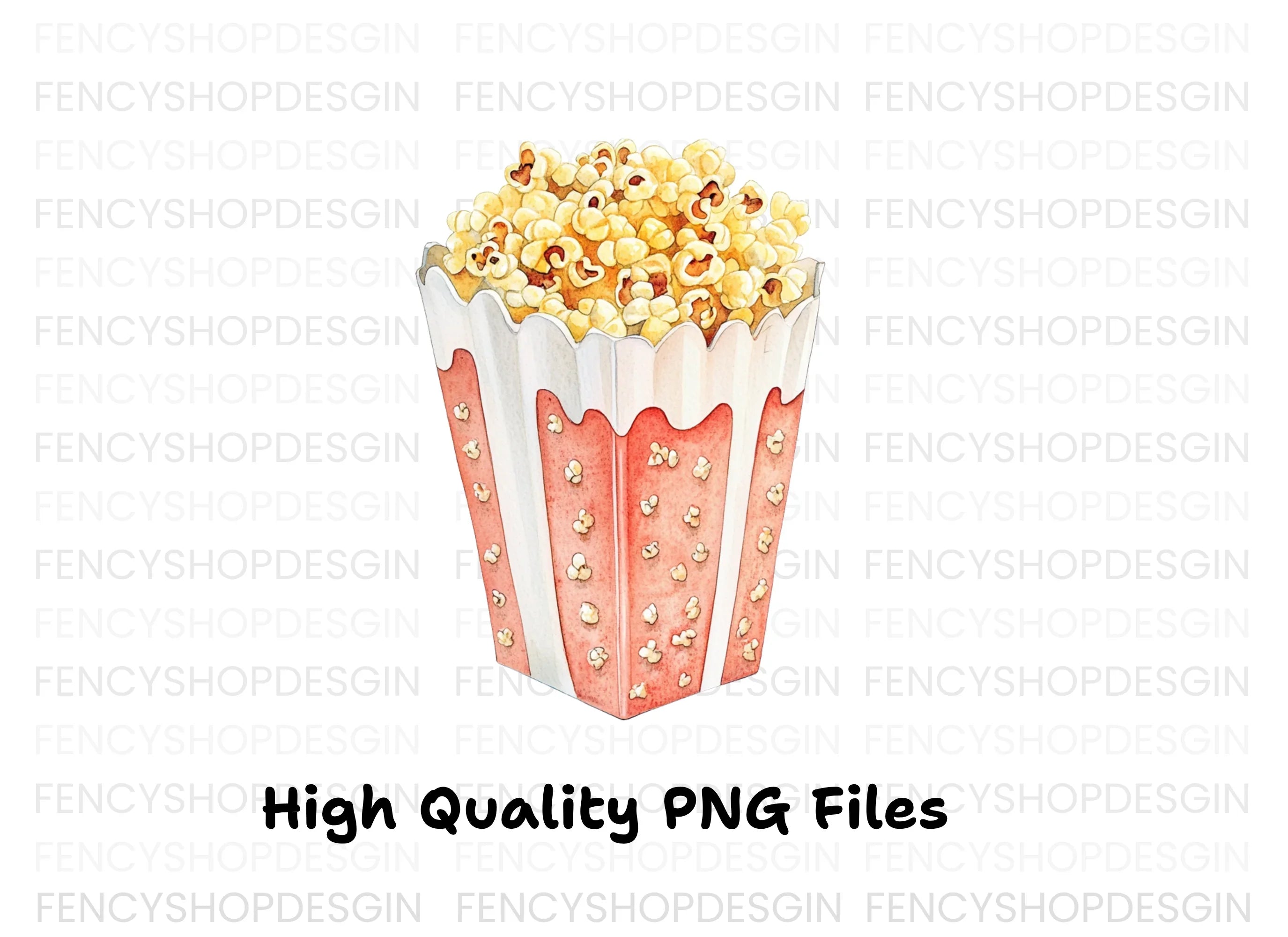 Popcorn Boxes Clipart Bundle