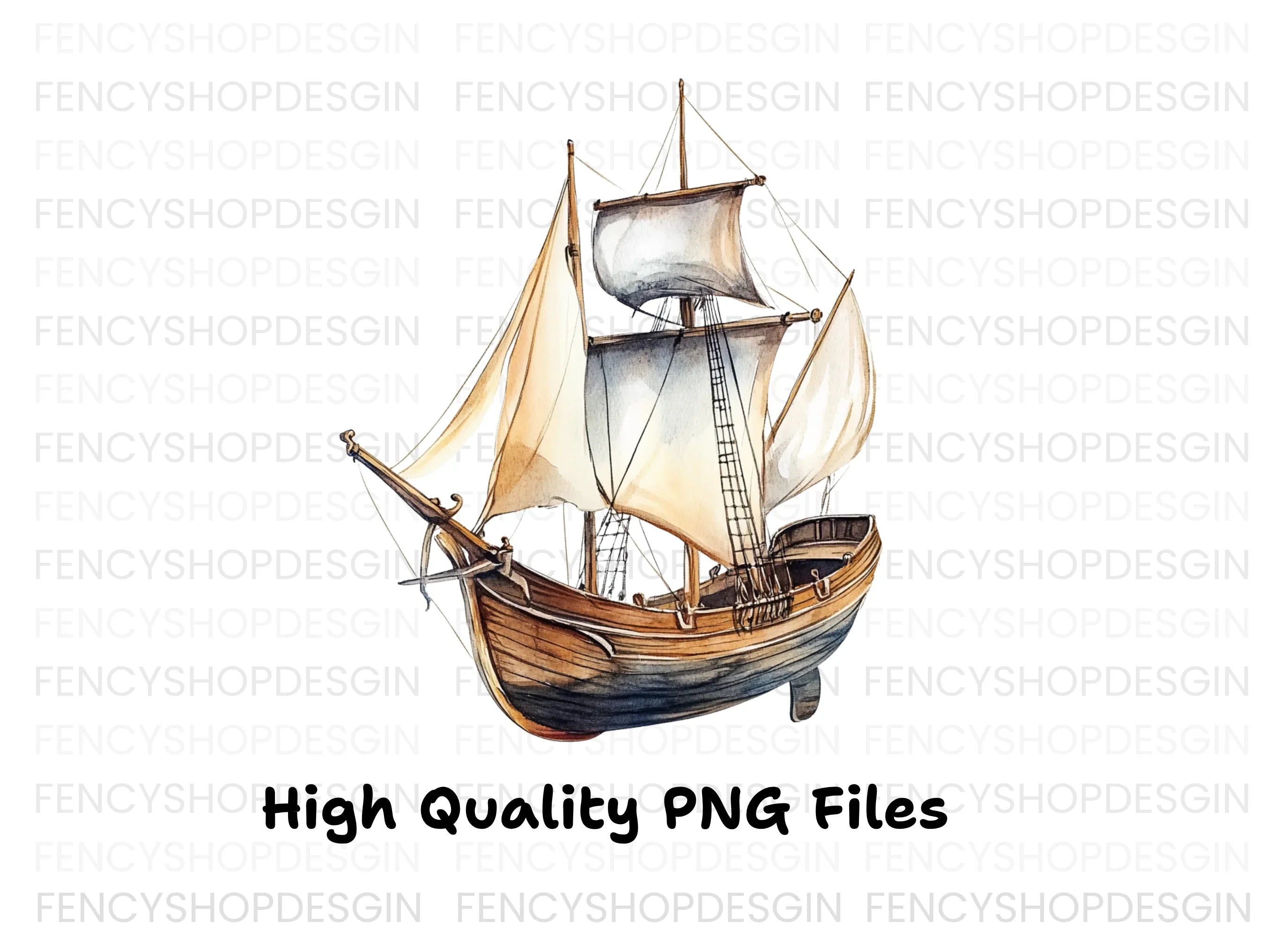 Pirate Ships Clipart Bundle