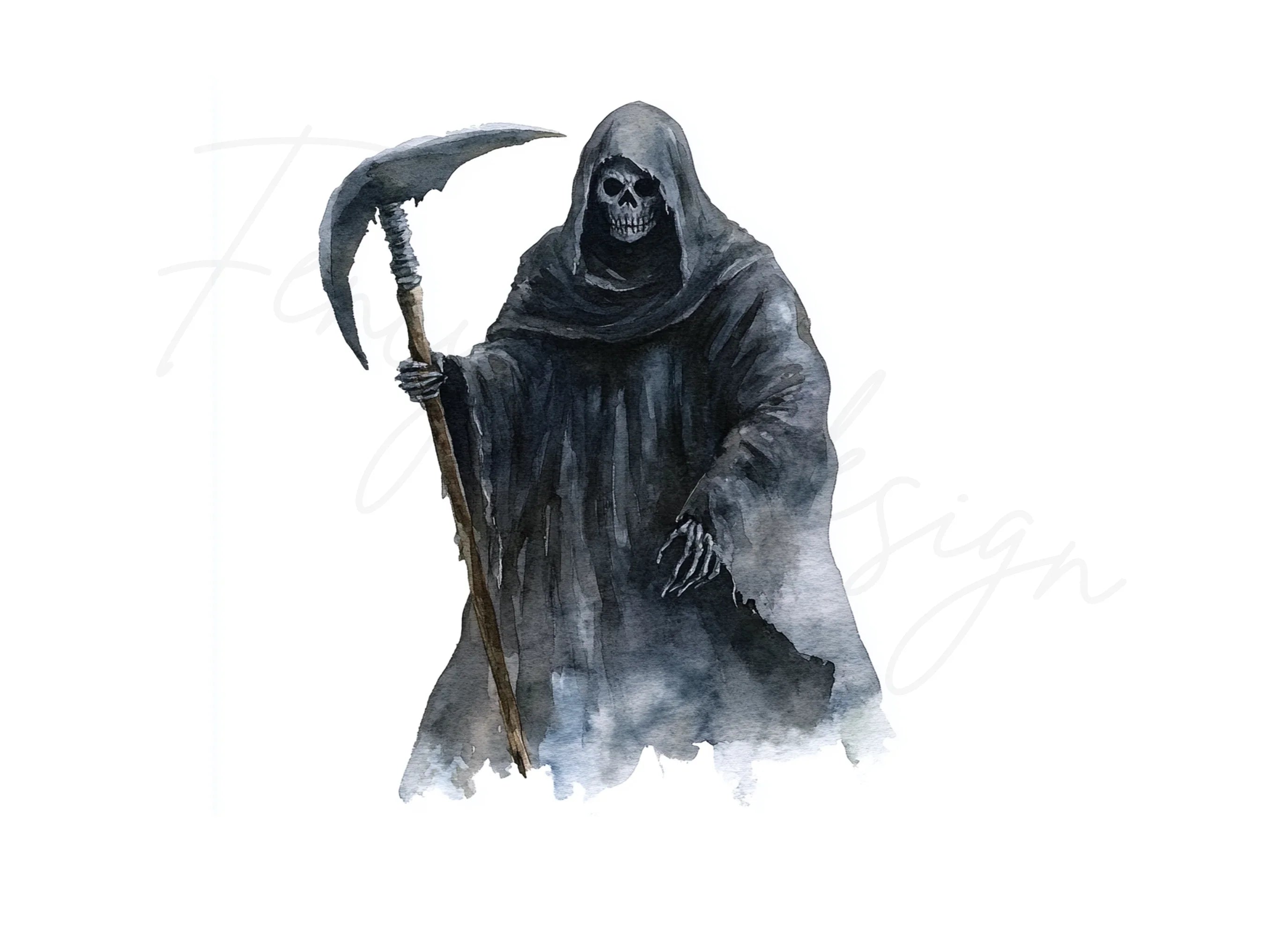 Grim Reaper Clipart Bundle