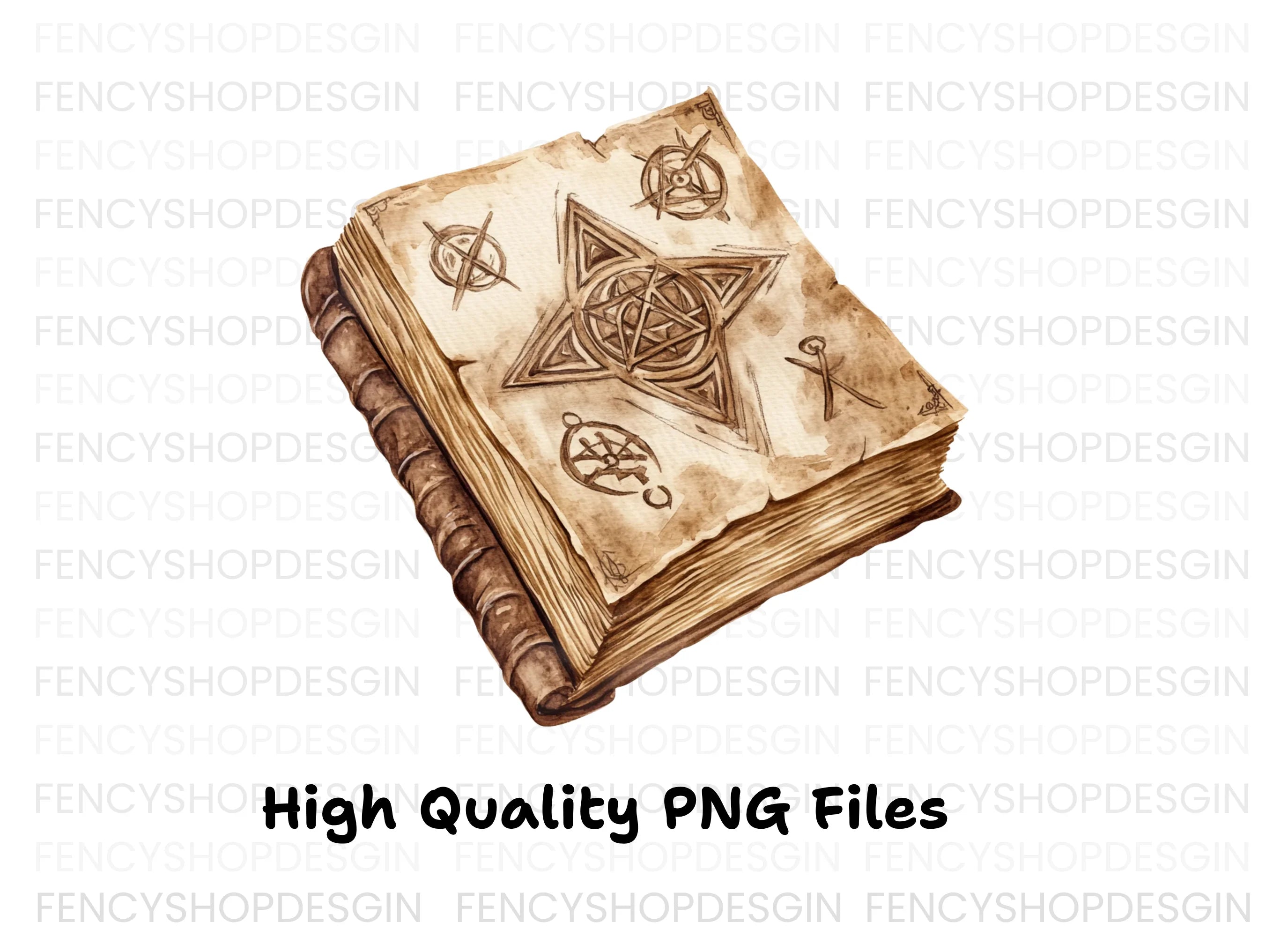 Mystical Grimoire Clipart Bundle