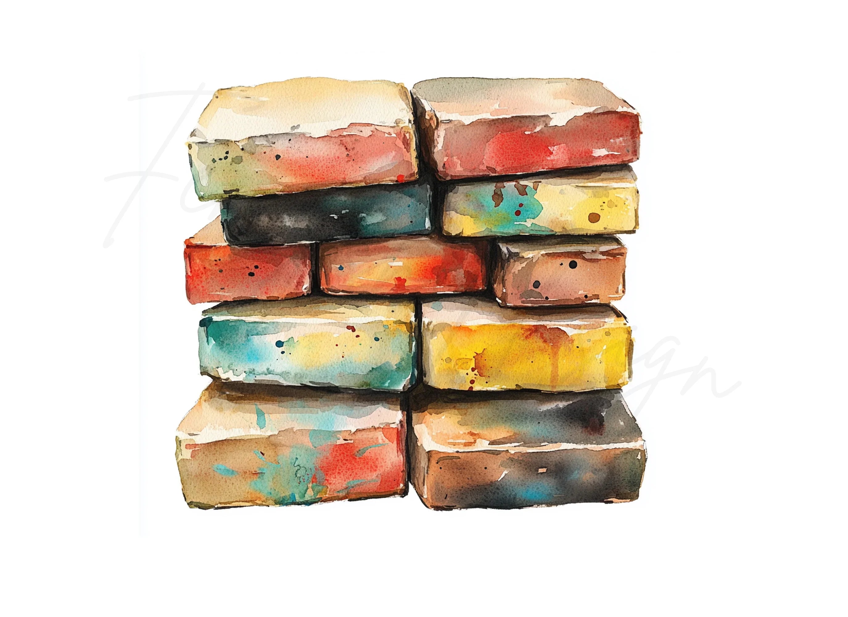 Bricks Clipart Bundle