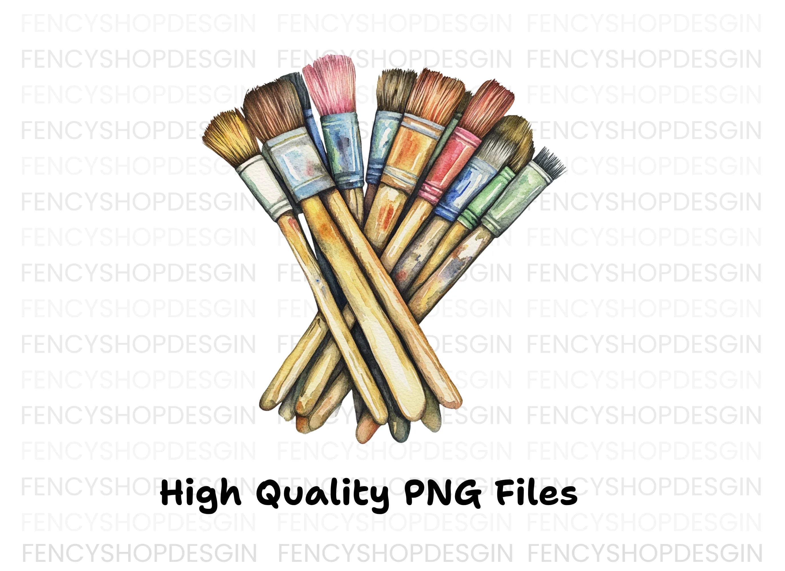 Brushes Clipart Bundle