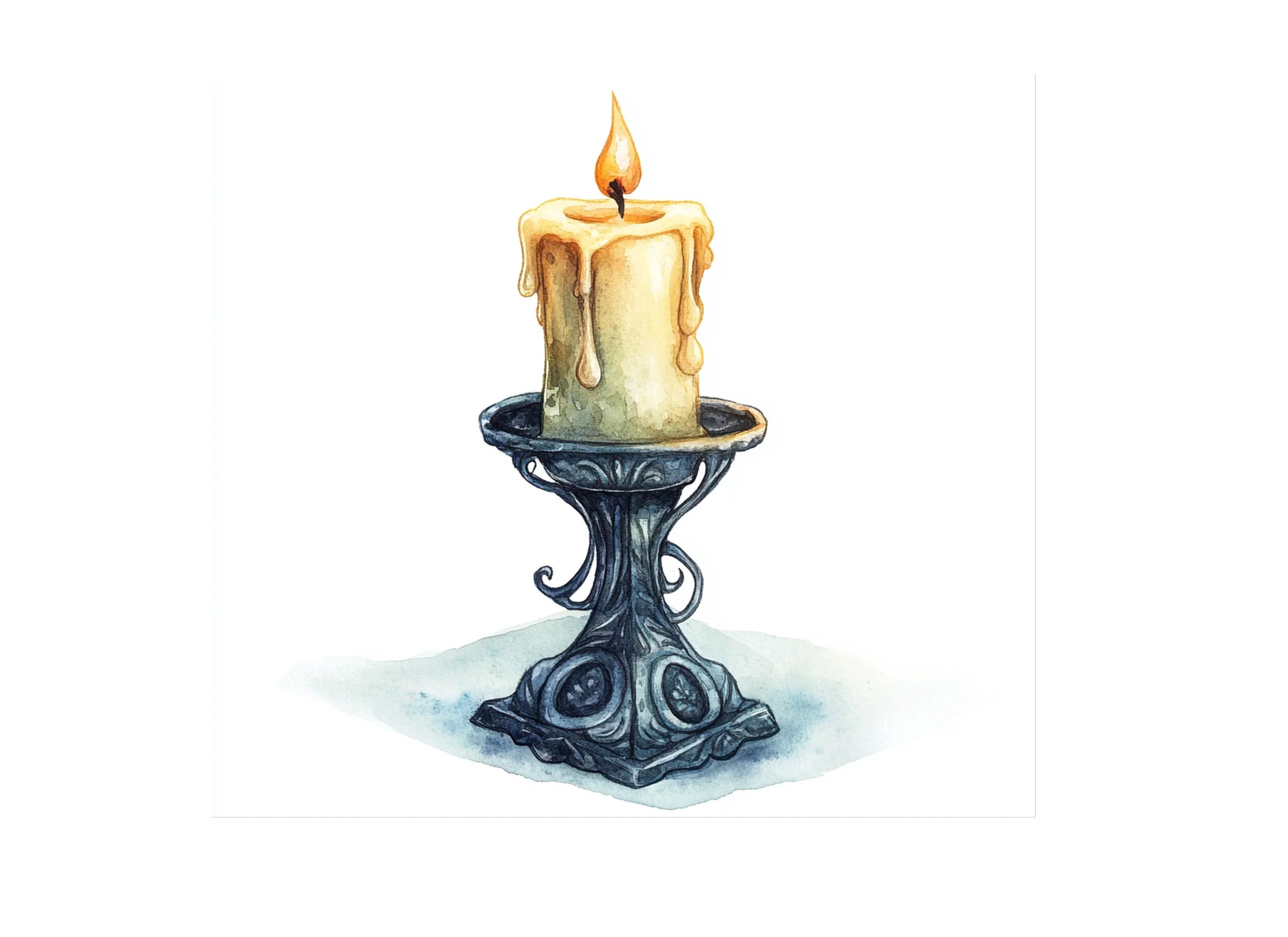 Elegant Candle Clipart Bundle
