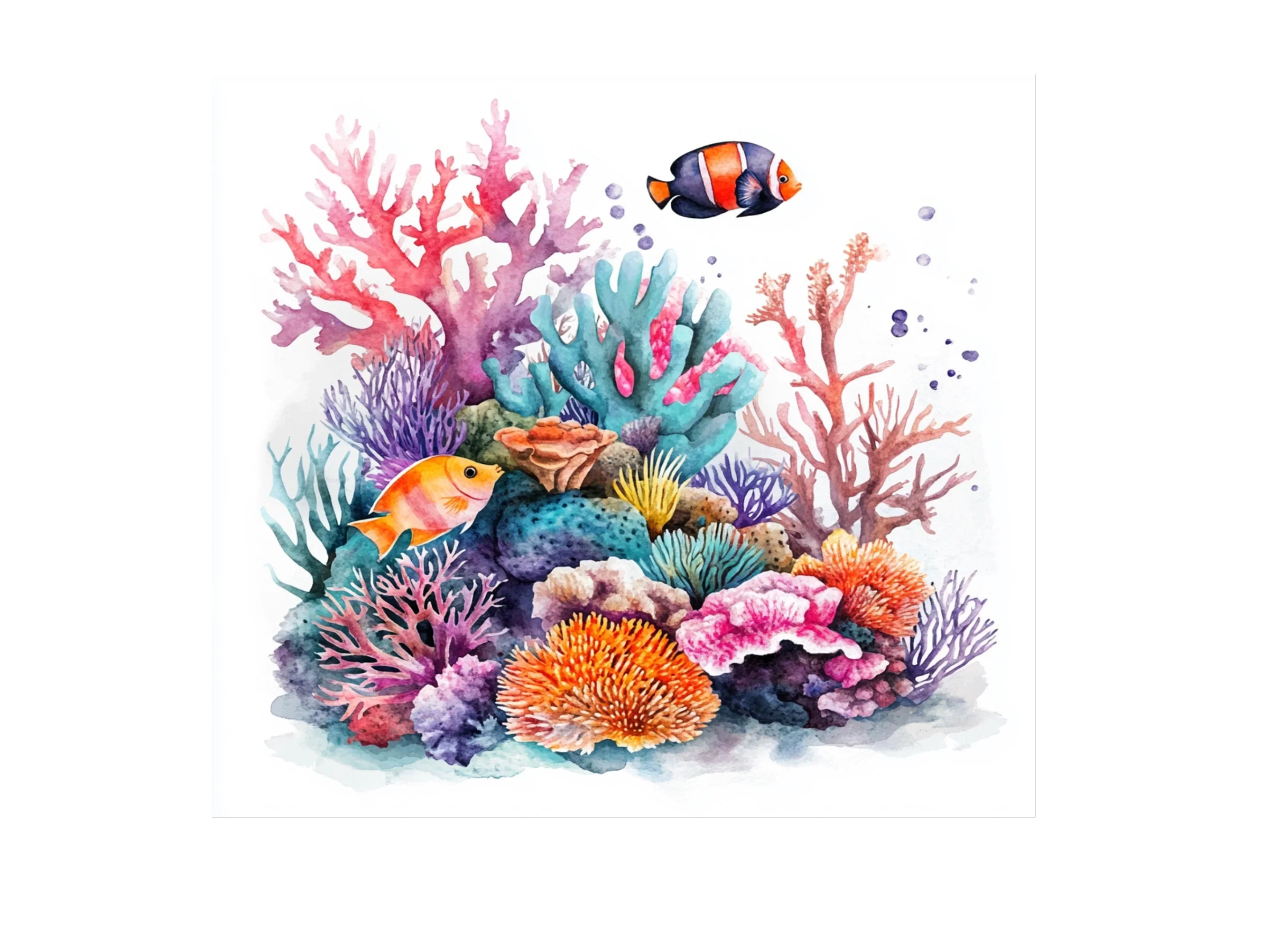 Vibrant Coral Reef Clipart Bundle