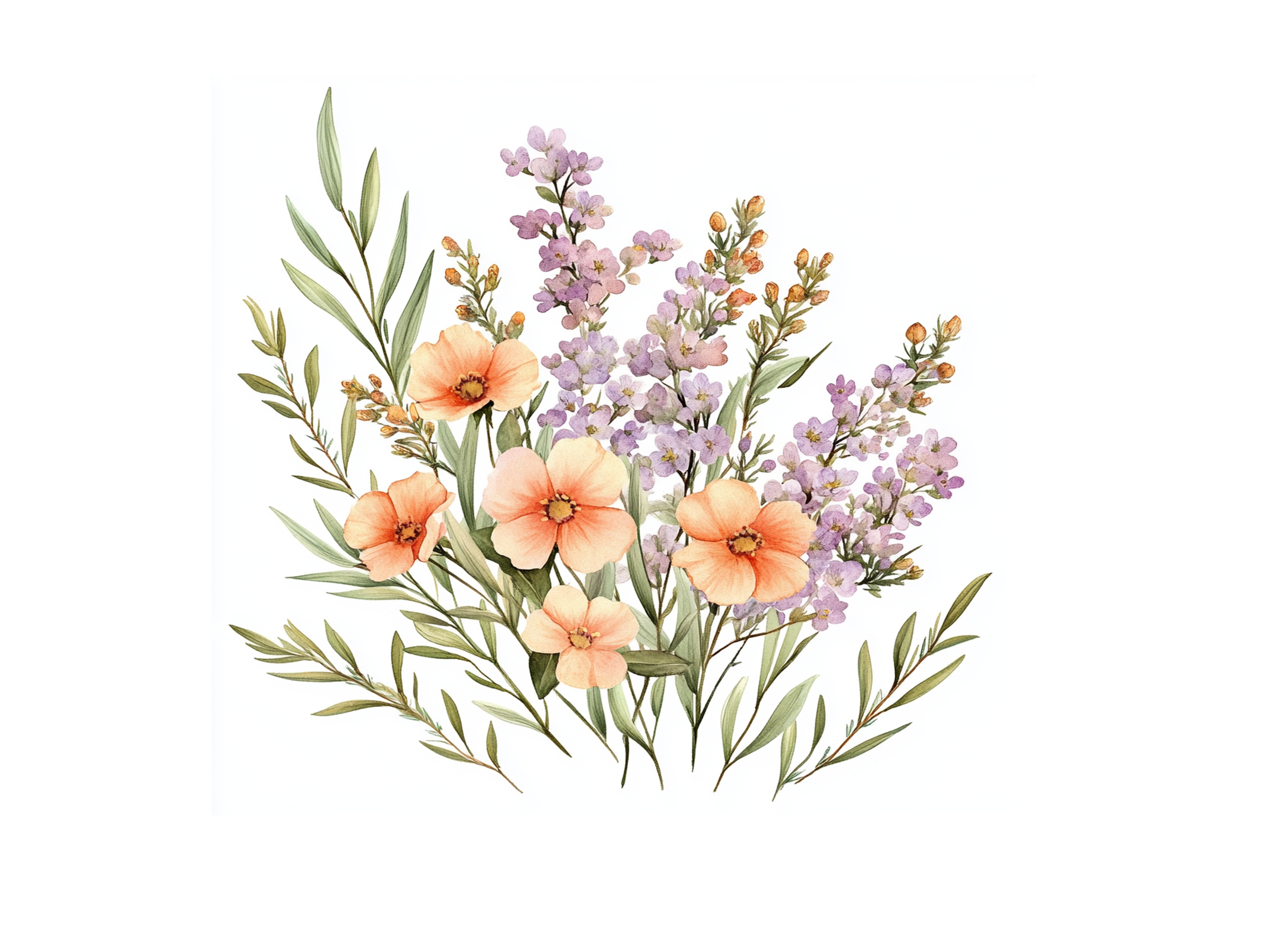 Wildflower Clipart Bundle