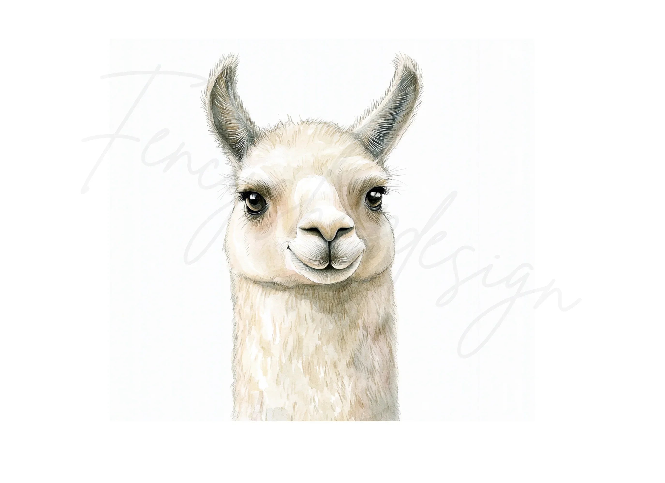 Llama Head Clipart Bundle
