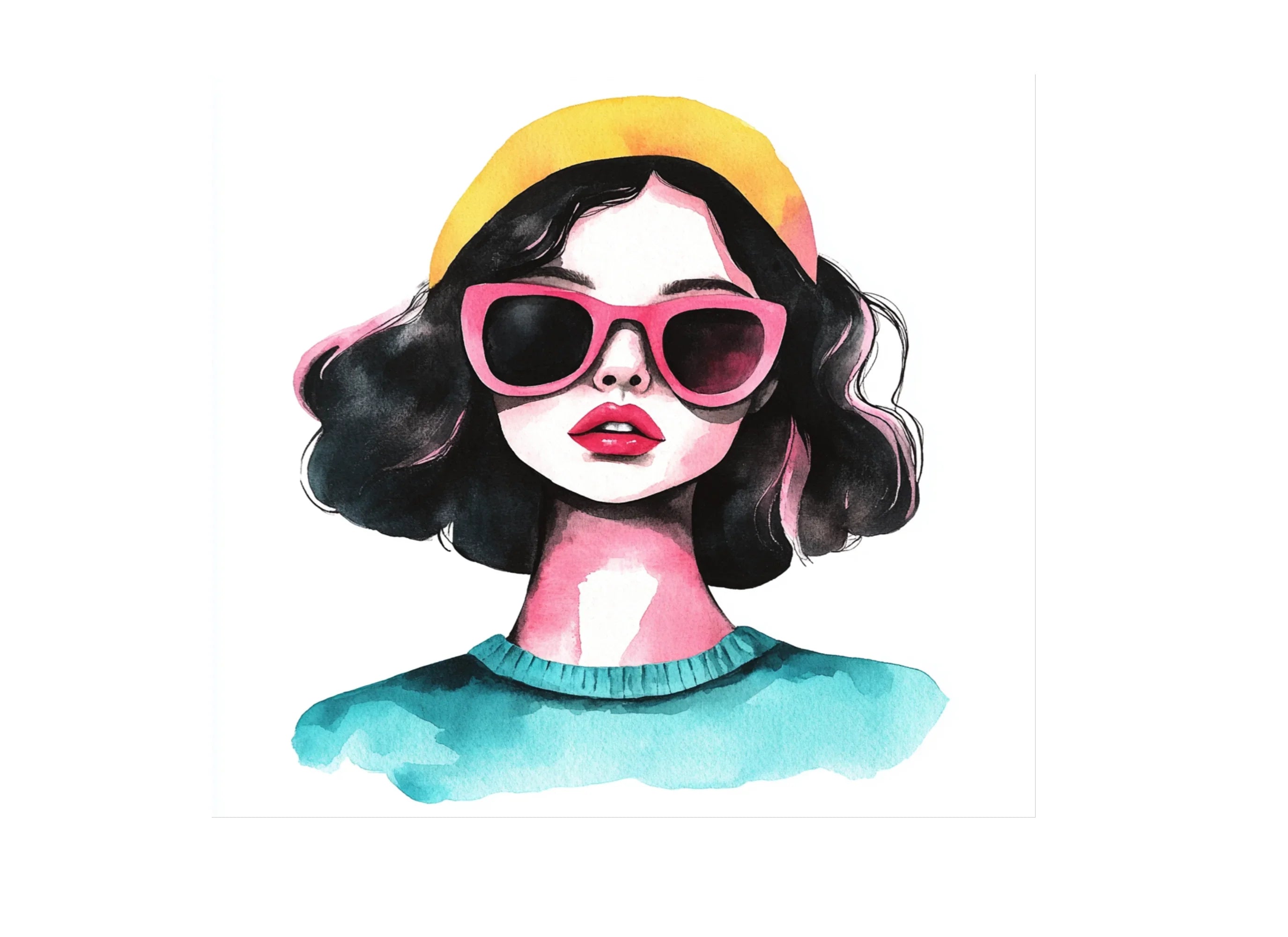 Stylish Portraits Clipart Bundle