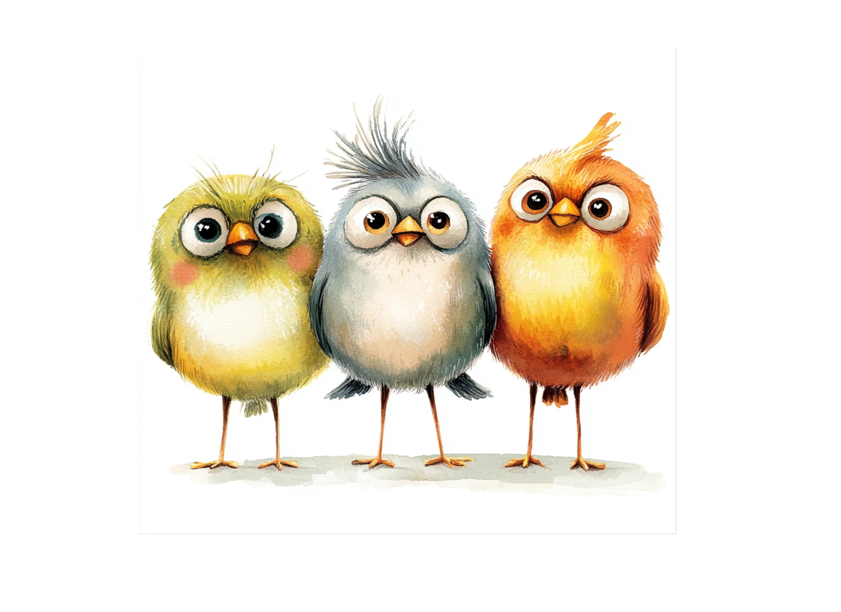 Cute Birds Clipart Bundle