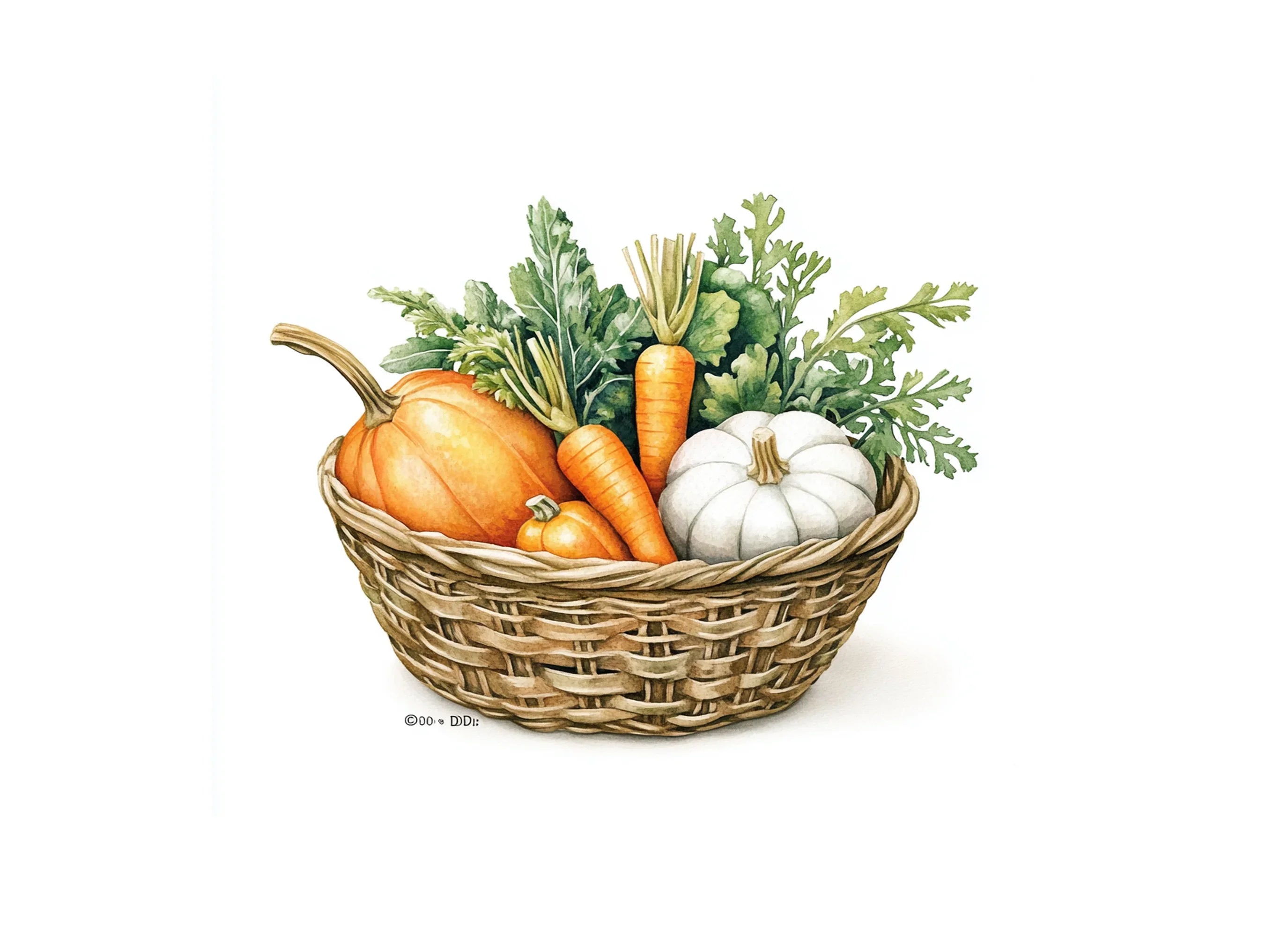 Harvest Baskets Clipart Bundle