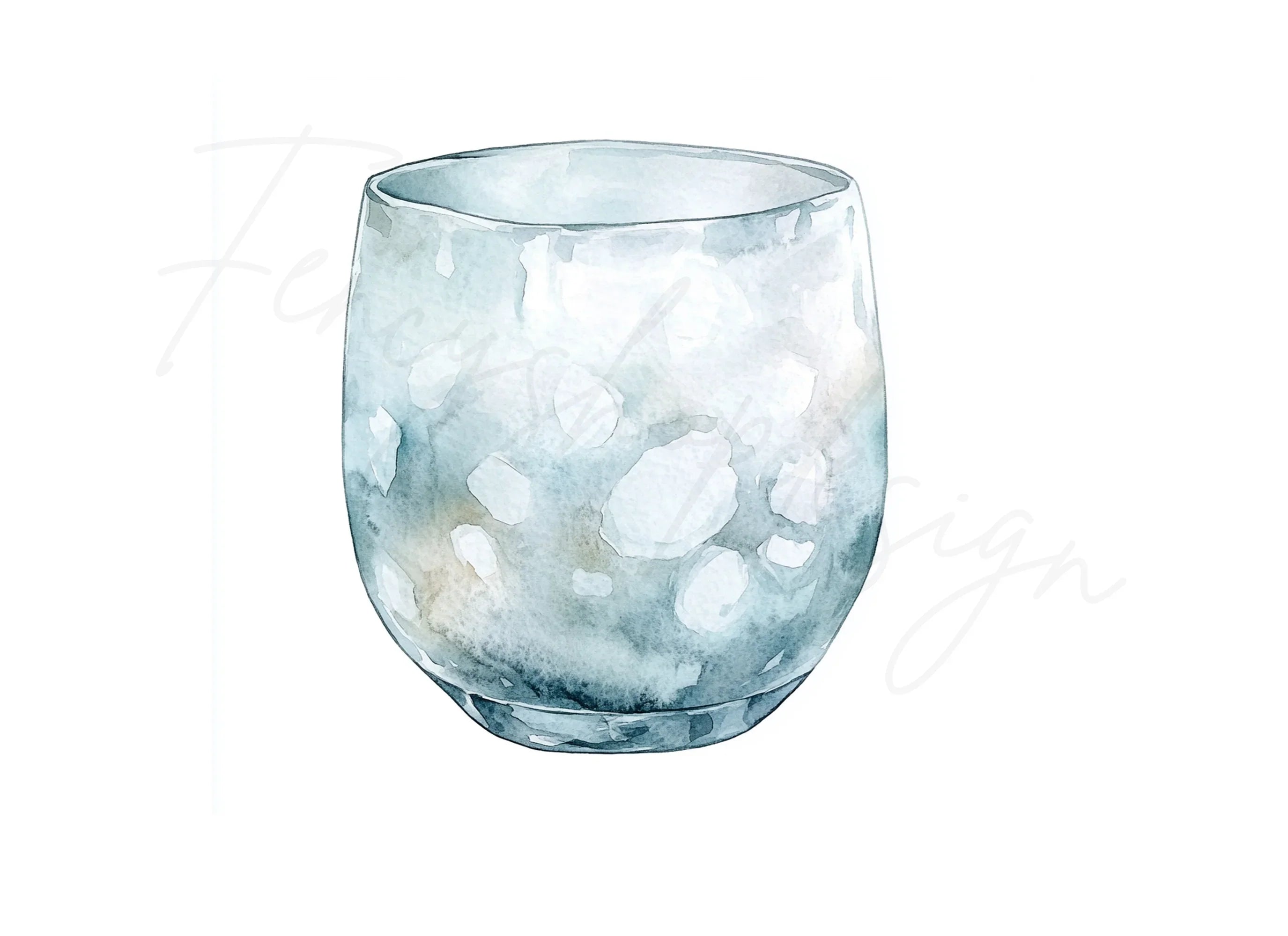 Abstract Winter Textures Clipart Bundle