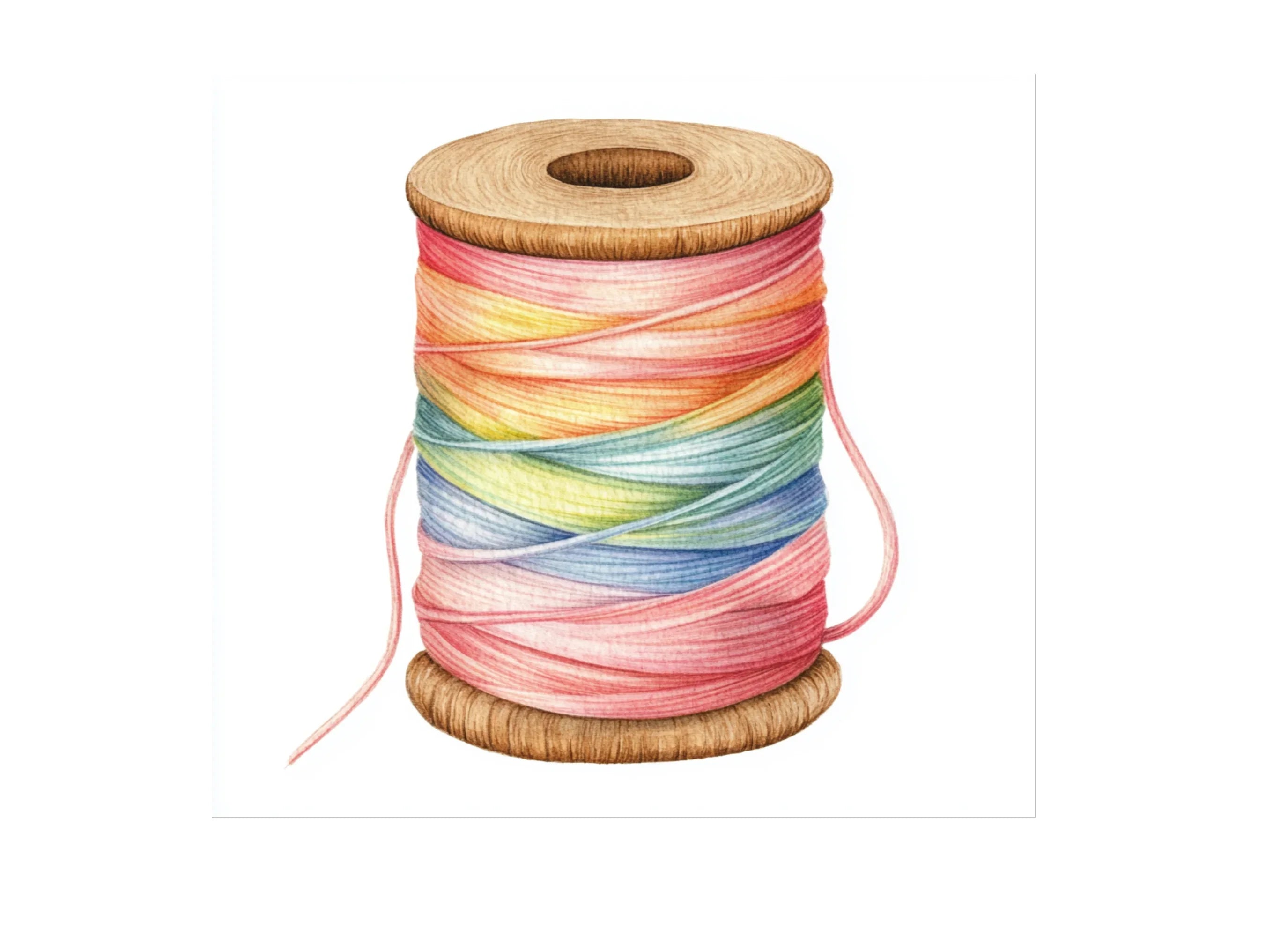 Thread Spools Clipart Bundle