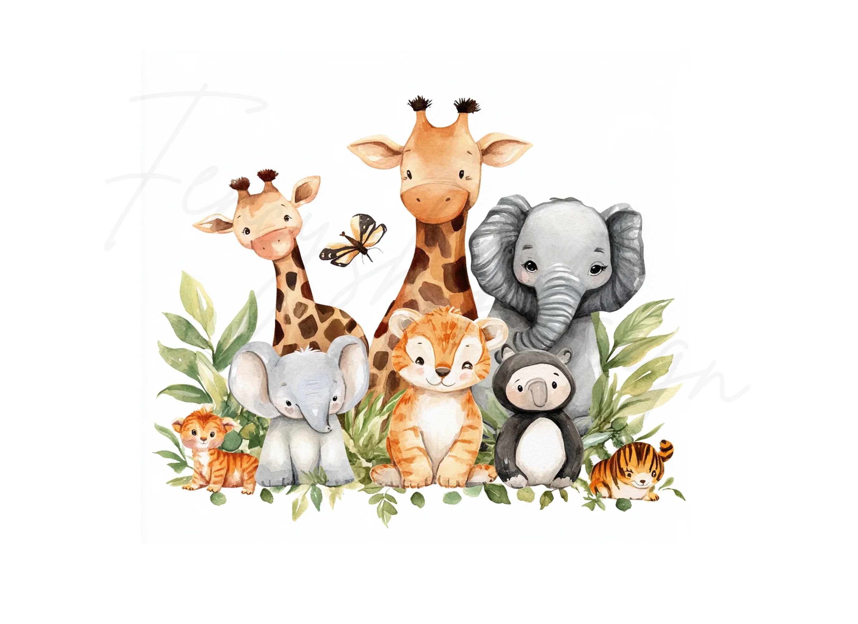 Safari Animals Clipart Bundle