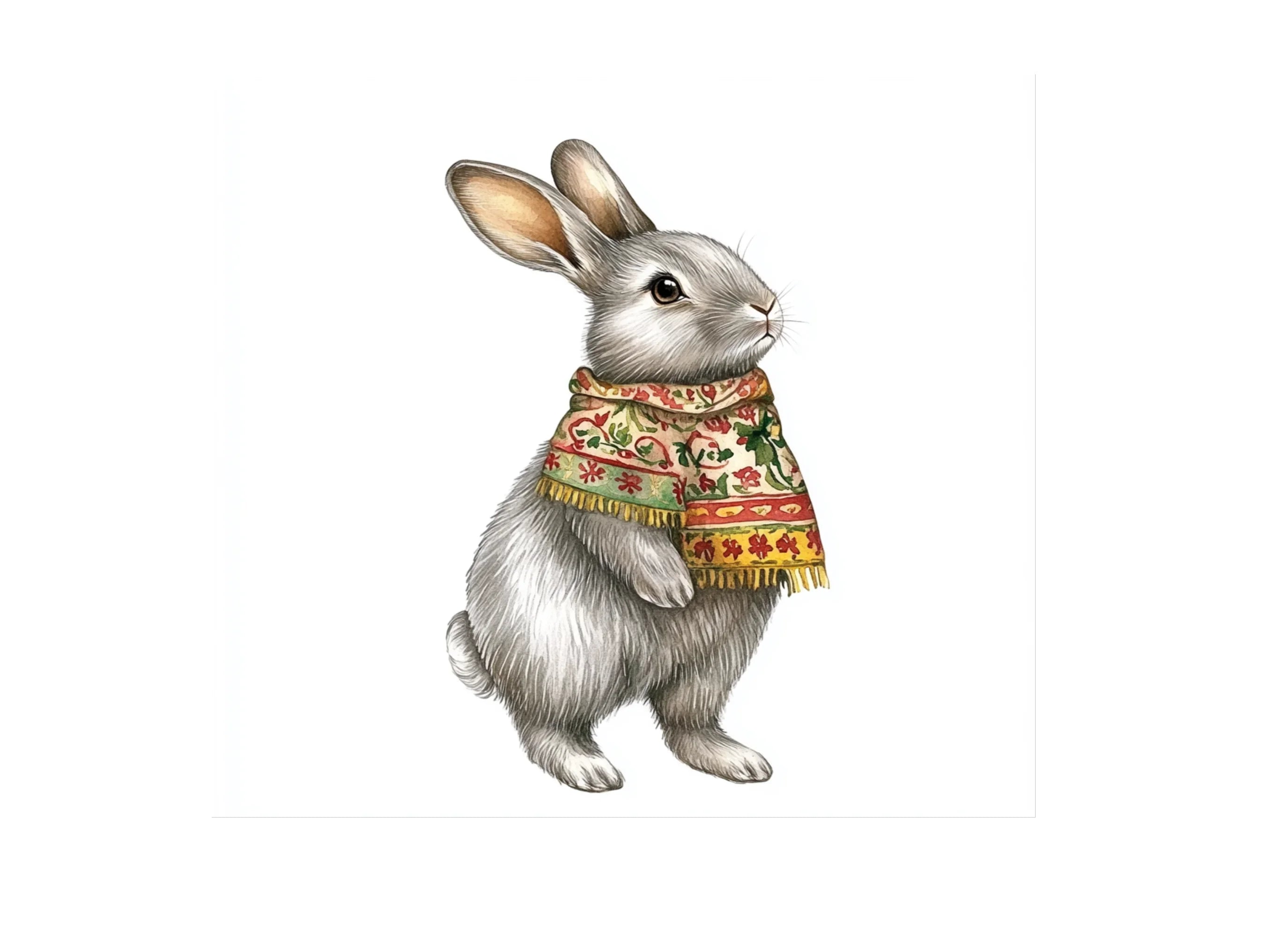Cute Easter Bunny Clipart Bundle