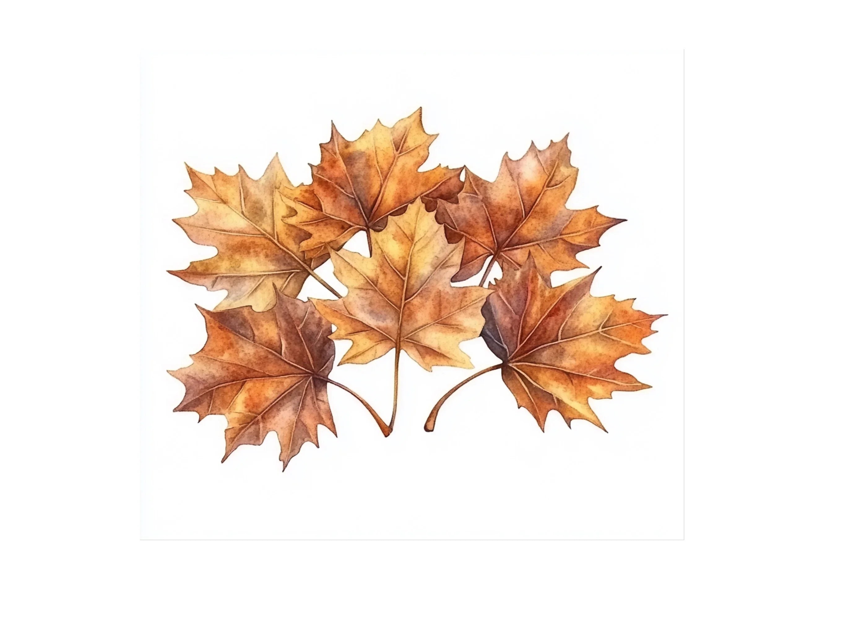 Autumn Leaves Clipart Bundle