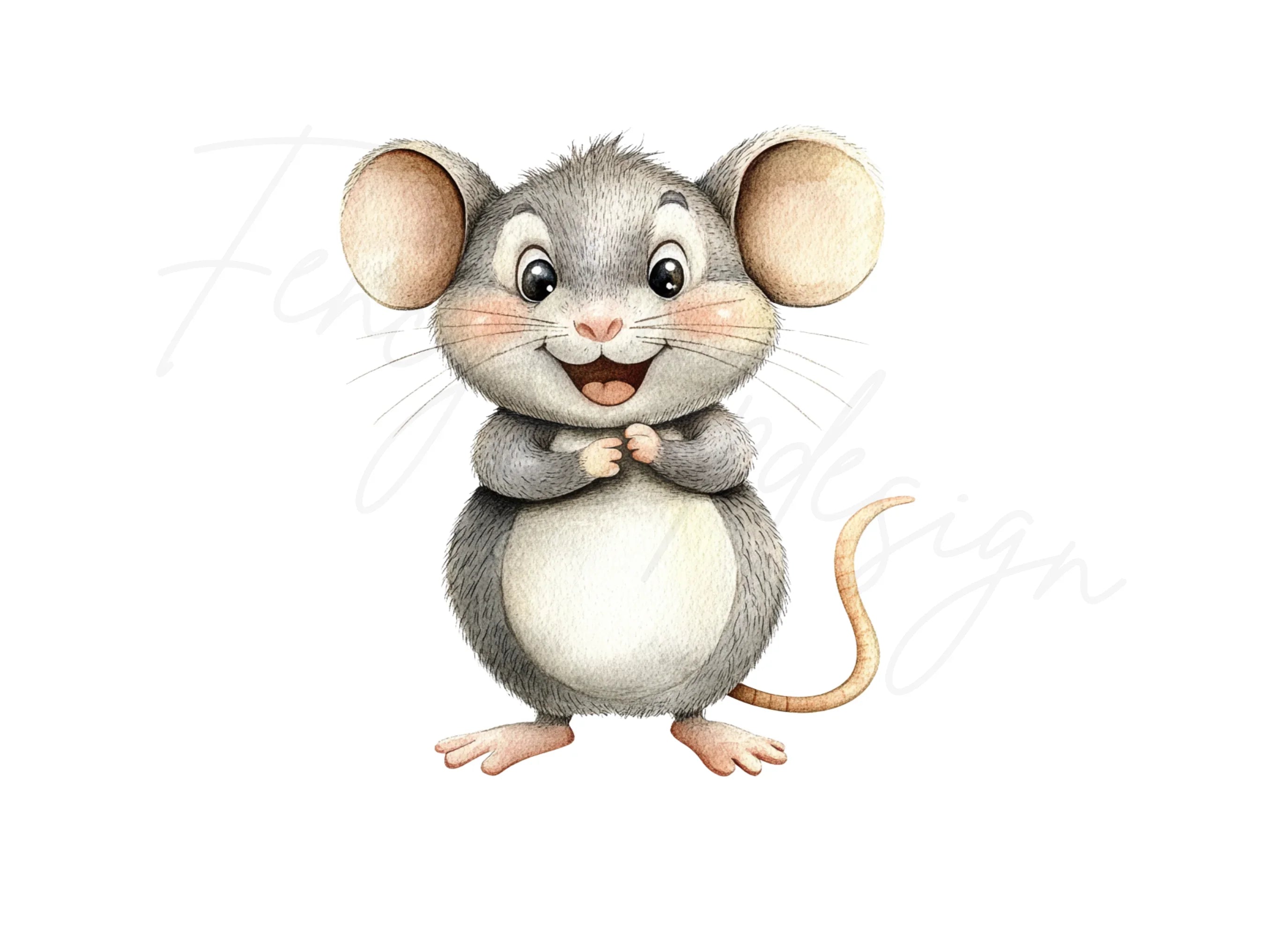 Cute Mouse Clipart Bundle