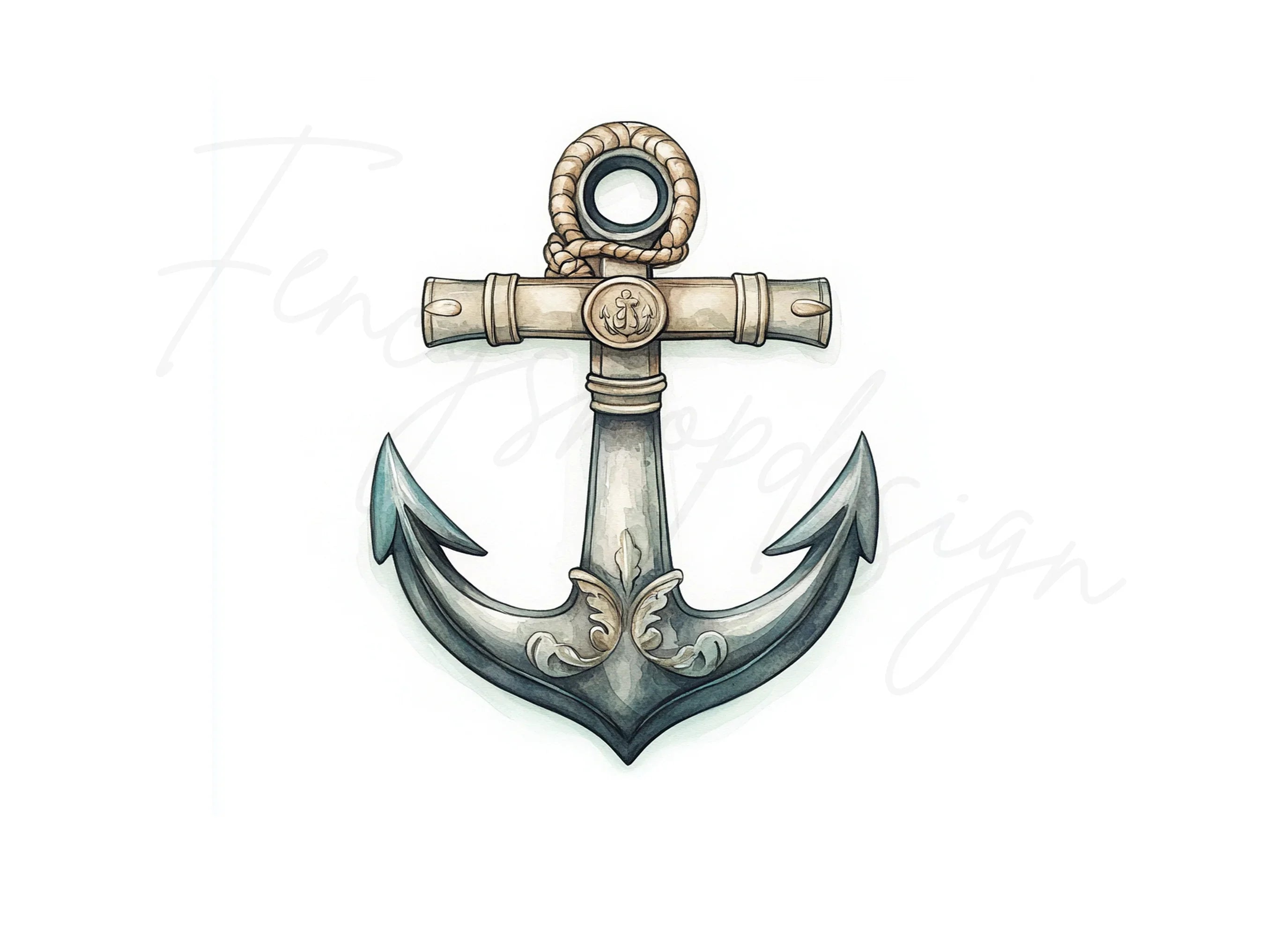Vintage Anchor Clipart Bundle