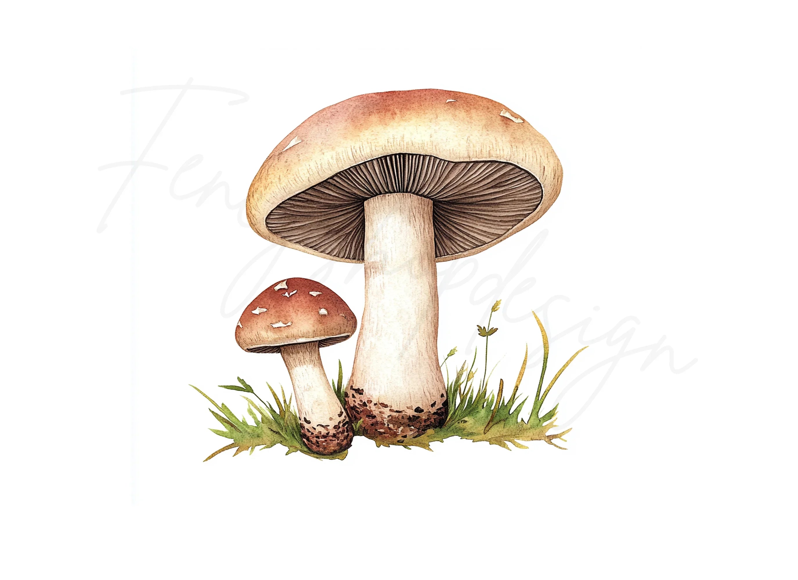Mushroom Clipart Bundle